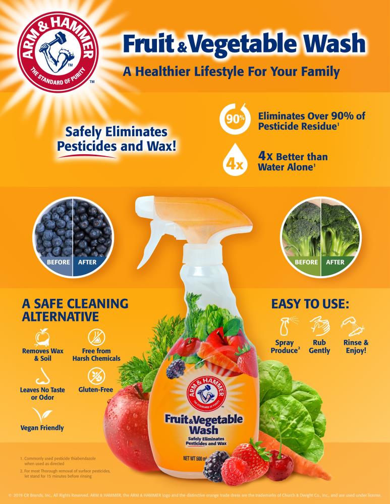 My Savvy Review of ARM & HAMMER's Fruit and Vegetable Wash ~