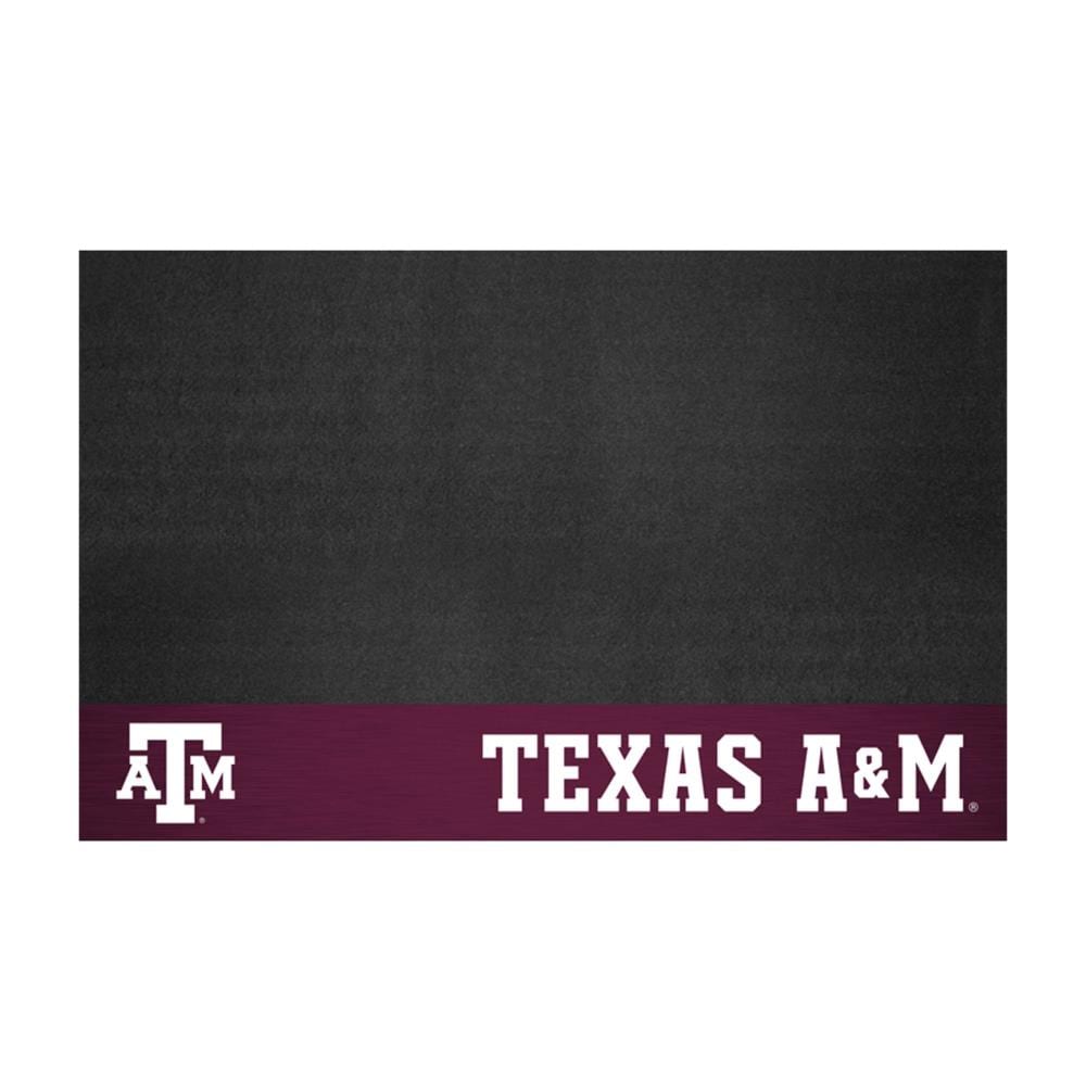 FANMATS 12111 Texas AM Aggies NCAA Grill Mat Black Vinyl Rectangular Grill Mat