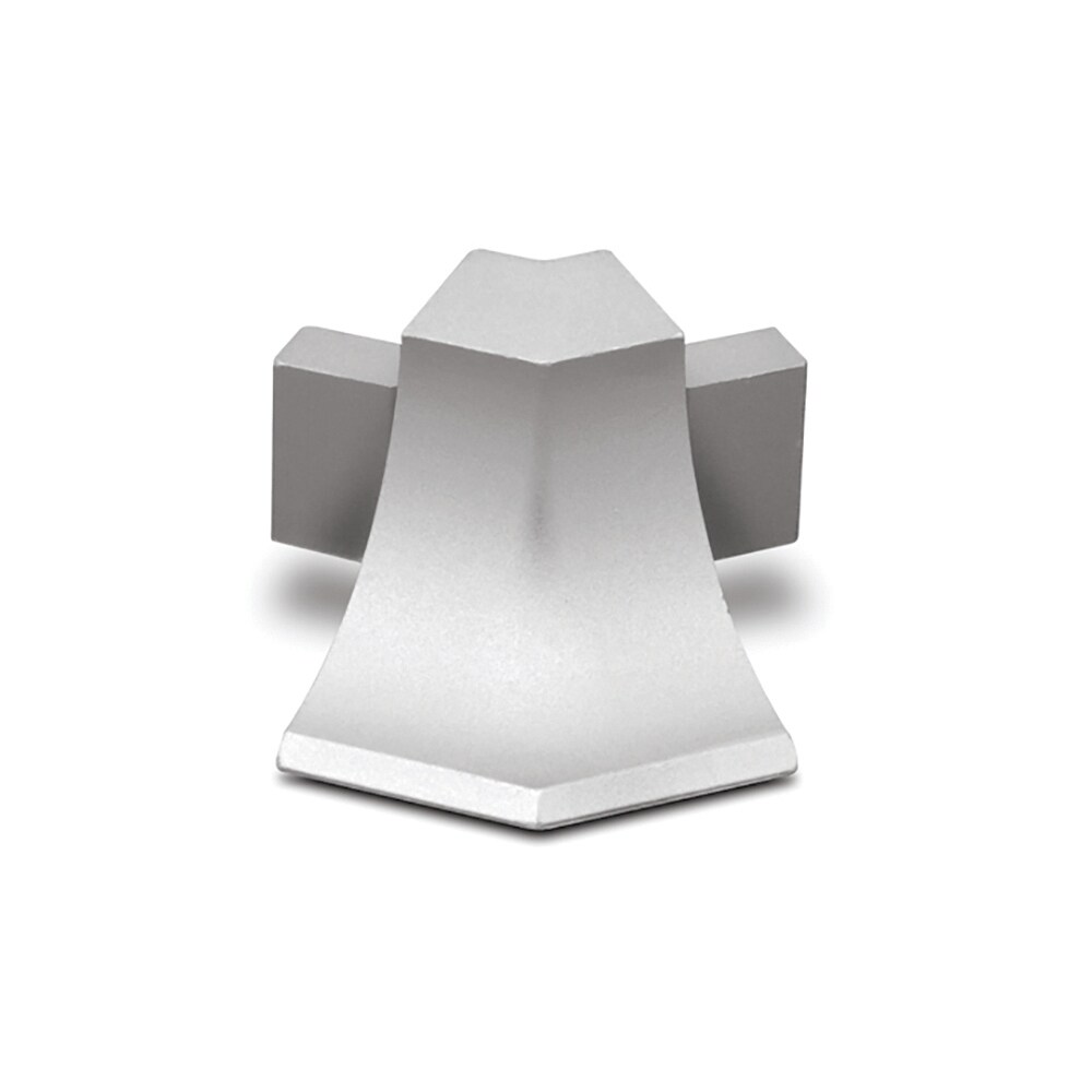 Schluter Systems E135/AHKA/AE Dilex-AHKA 0.563-in W x 1.0-in L Satin anodized aluminum Aluminum Outside corner Tile Edge Trim