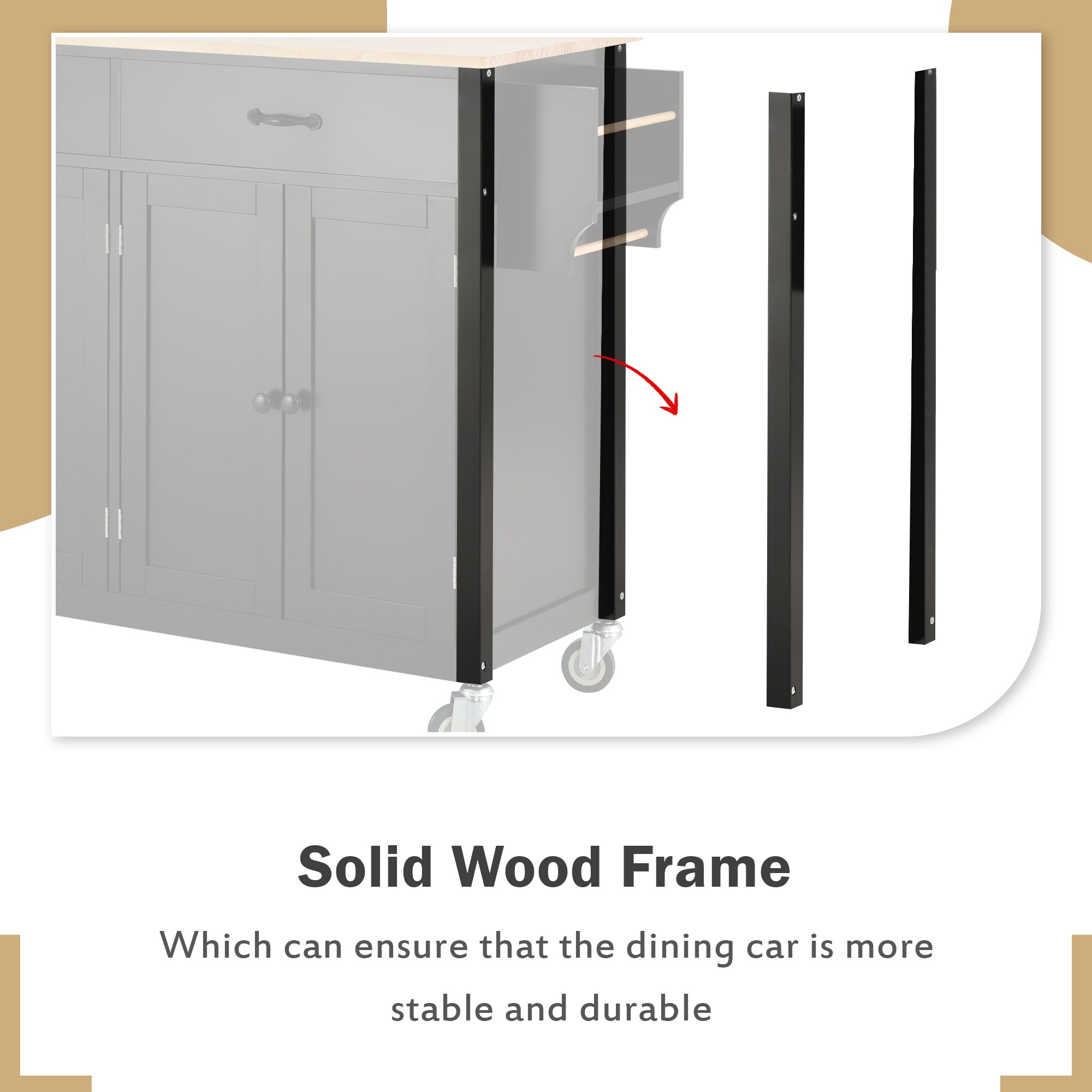 SINOFURN SYB260026BK Kitchen-Furniture - View #6