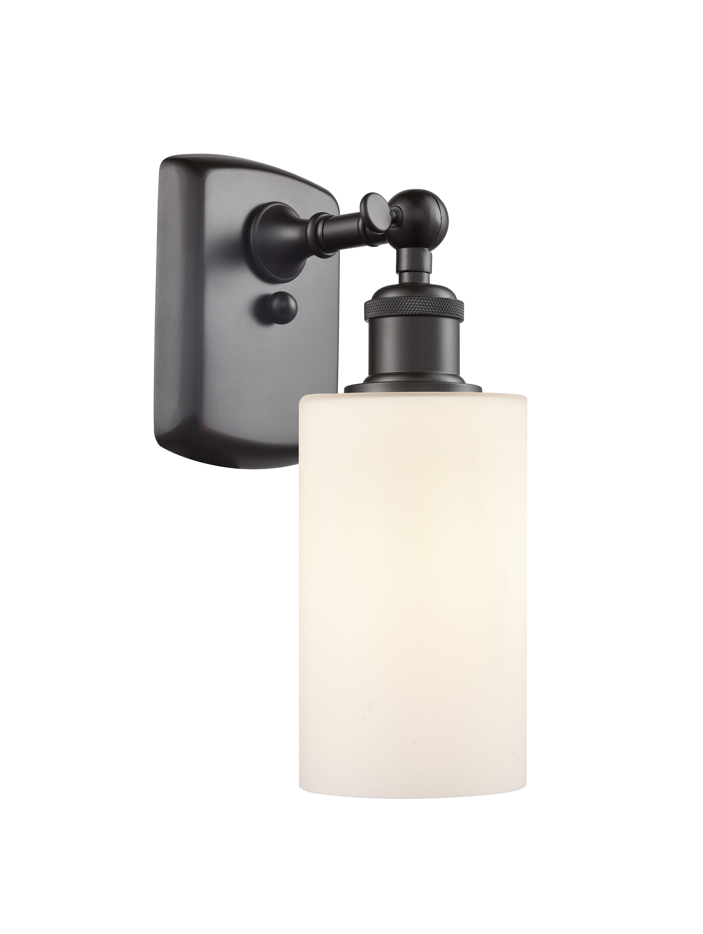 Innovations Lighting 516-1W-OB-G801 Clymer 3.88-in W 1 -Light Oil-rubbed Bronze Wall Sconce