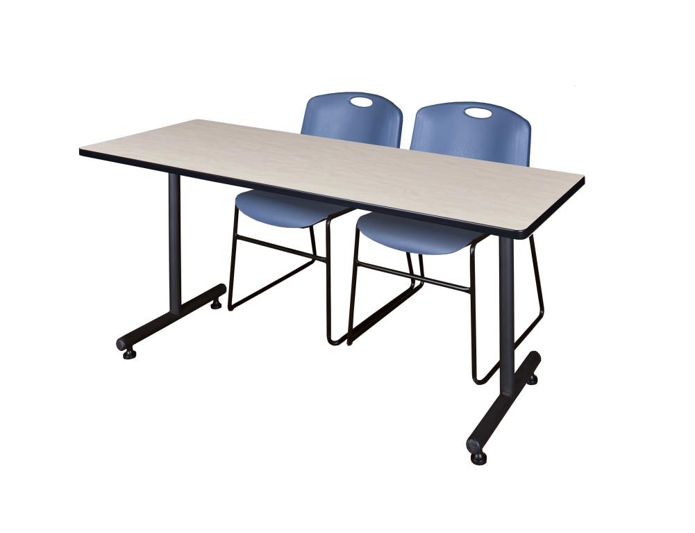 Regency MKTRCT6024PL44BE Training Off-white 4-Person Training Table (60-in W x 29-in H)