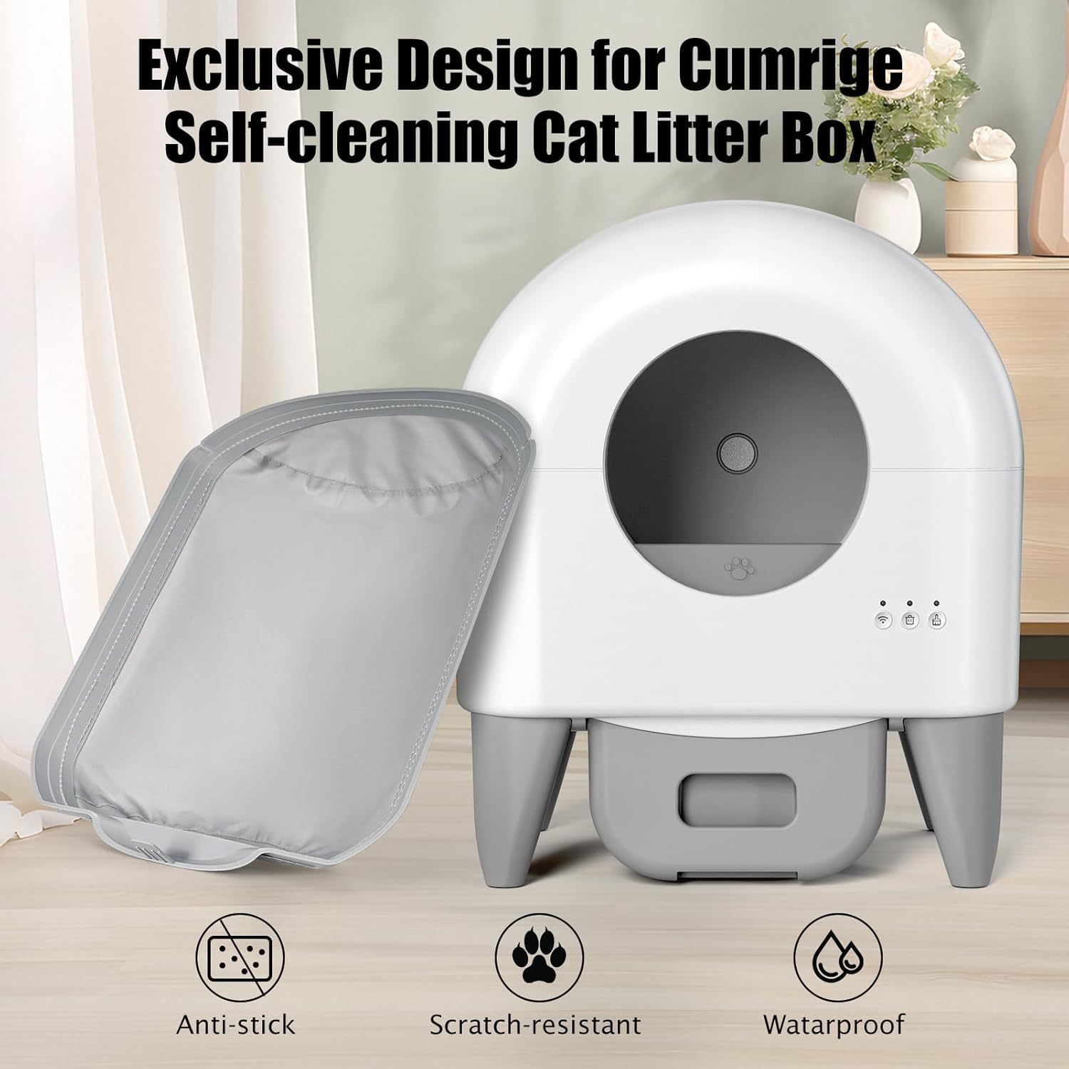 Cumrige SKU002167 Cat-Litter-Box - View #3