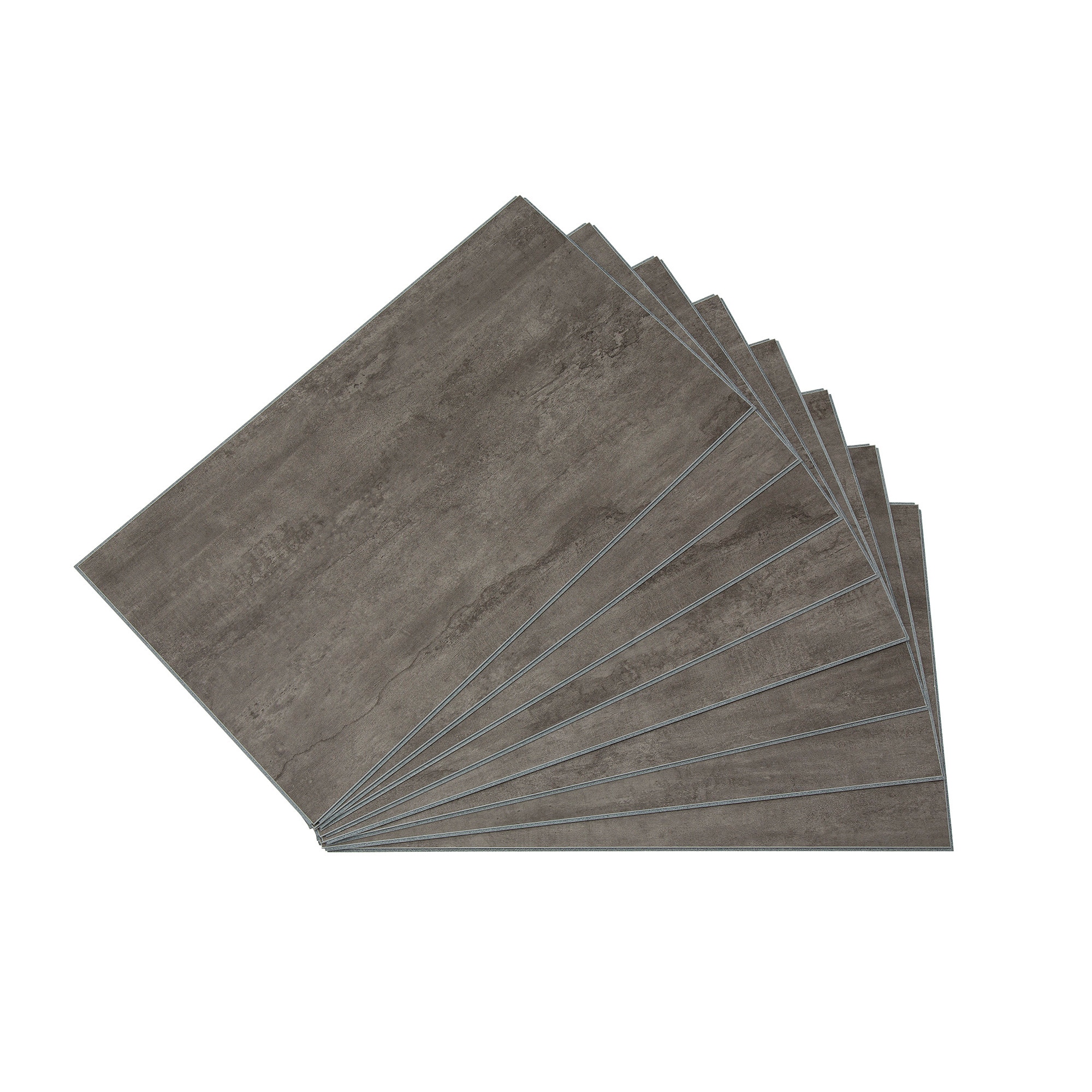 PALISADE 53000L Ashen Slate 26-in x 15-in Matte PVC Stone Look Wall Tile (21.05-sq. ft/ Carton)