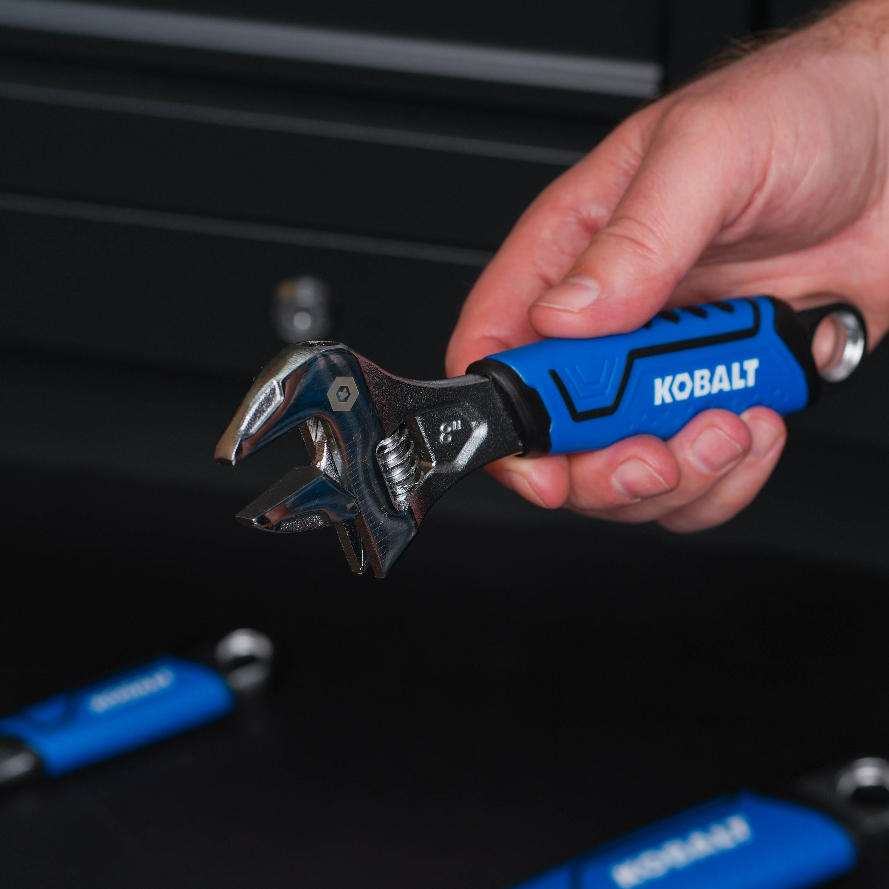 Kobalt 3-Piece Adjustable Wrench Set
