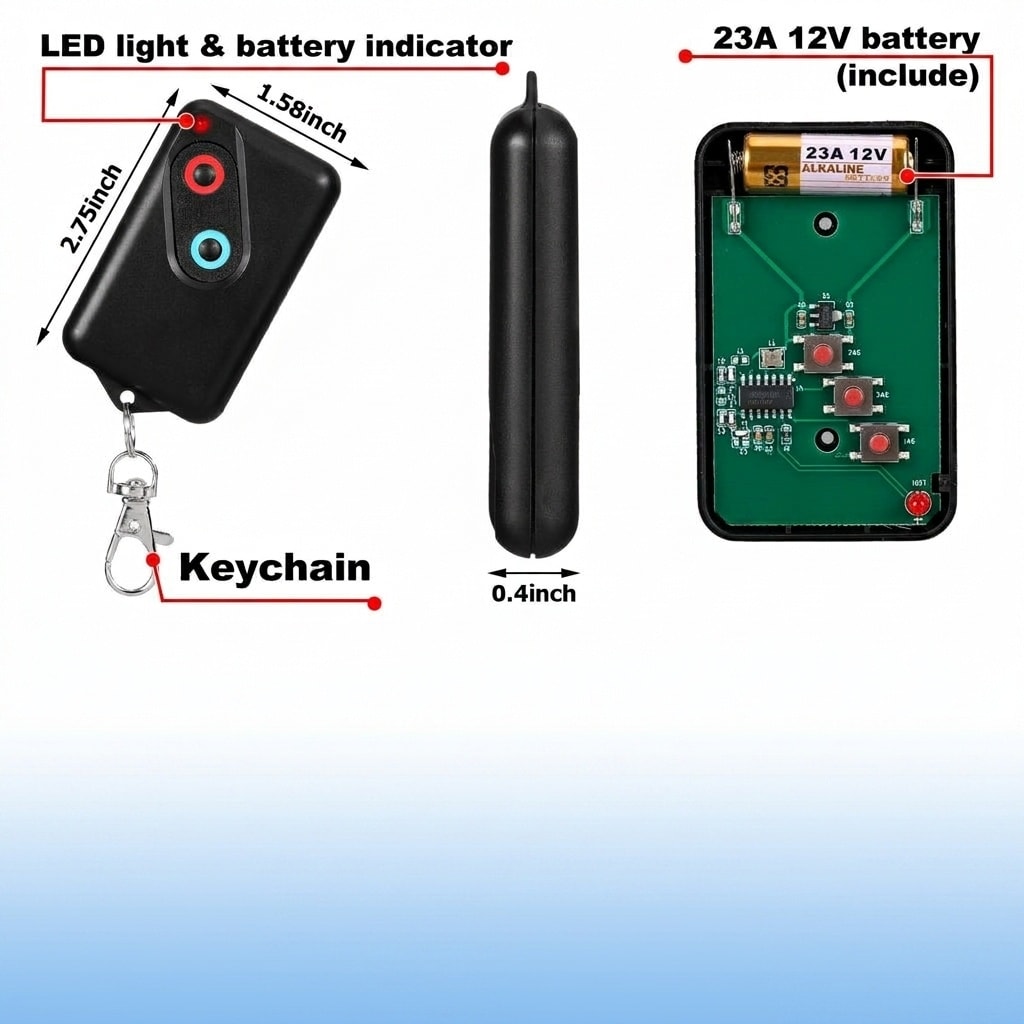 Aoibox LABAAD6K Garage-Door-Opener-Remotes - View #4