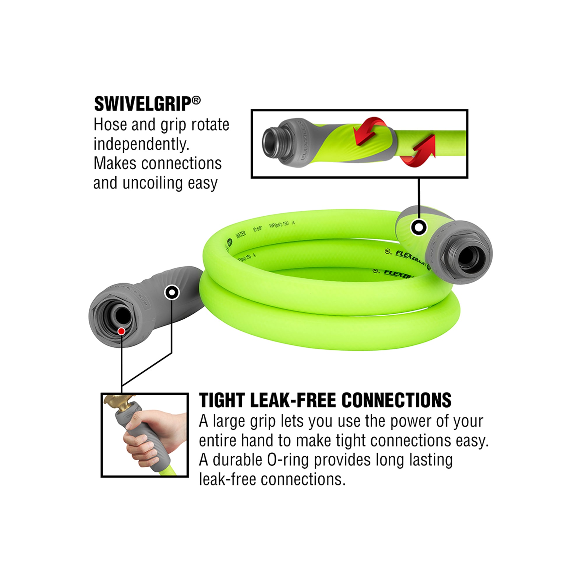 Flexzilla HFZG505YWS-E Water-Hoses - View #3