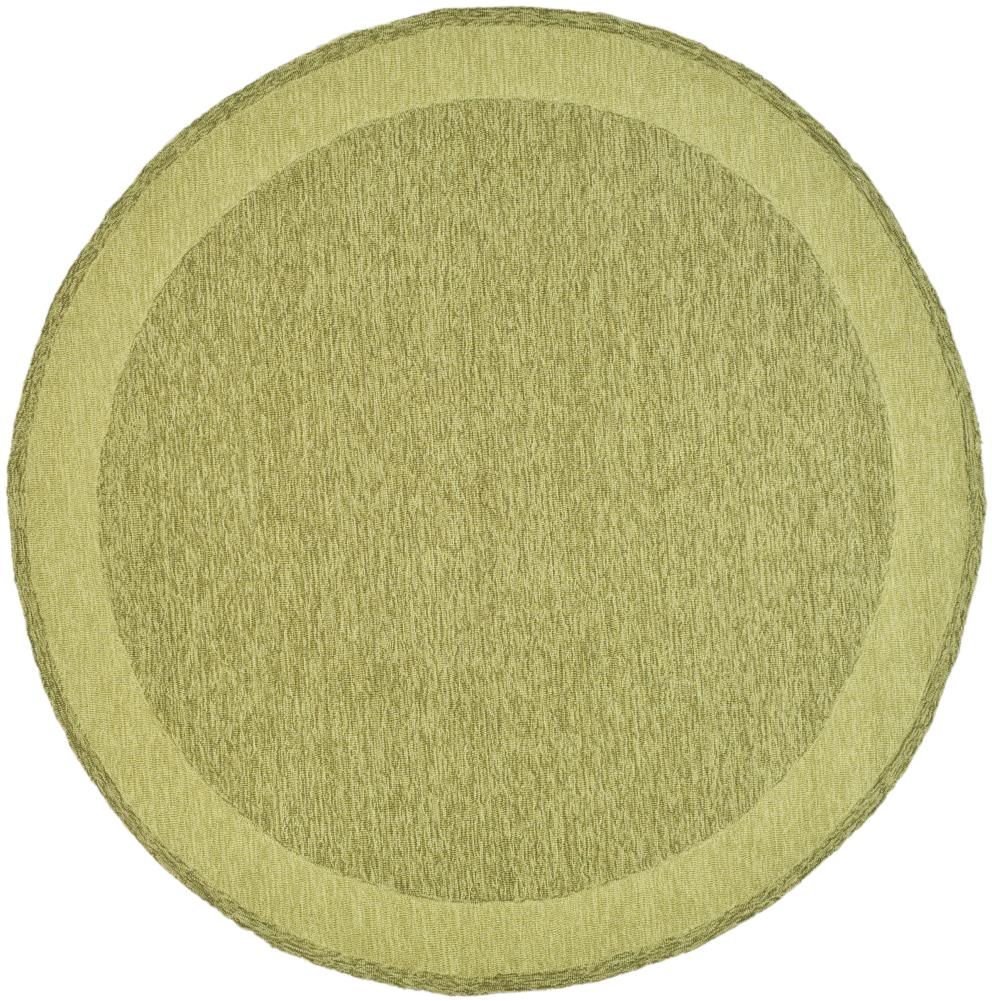 Safavieh EZC427C-8R Easy Care Gabbeh 8 x 8 (ft) Loomed Polypropylene Green Round Indoor Floral/Botanical Farmhouse/Cottage Area rug