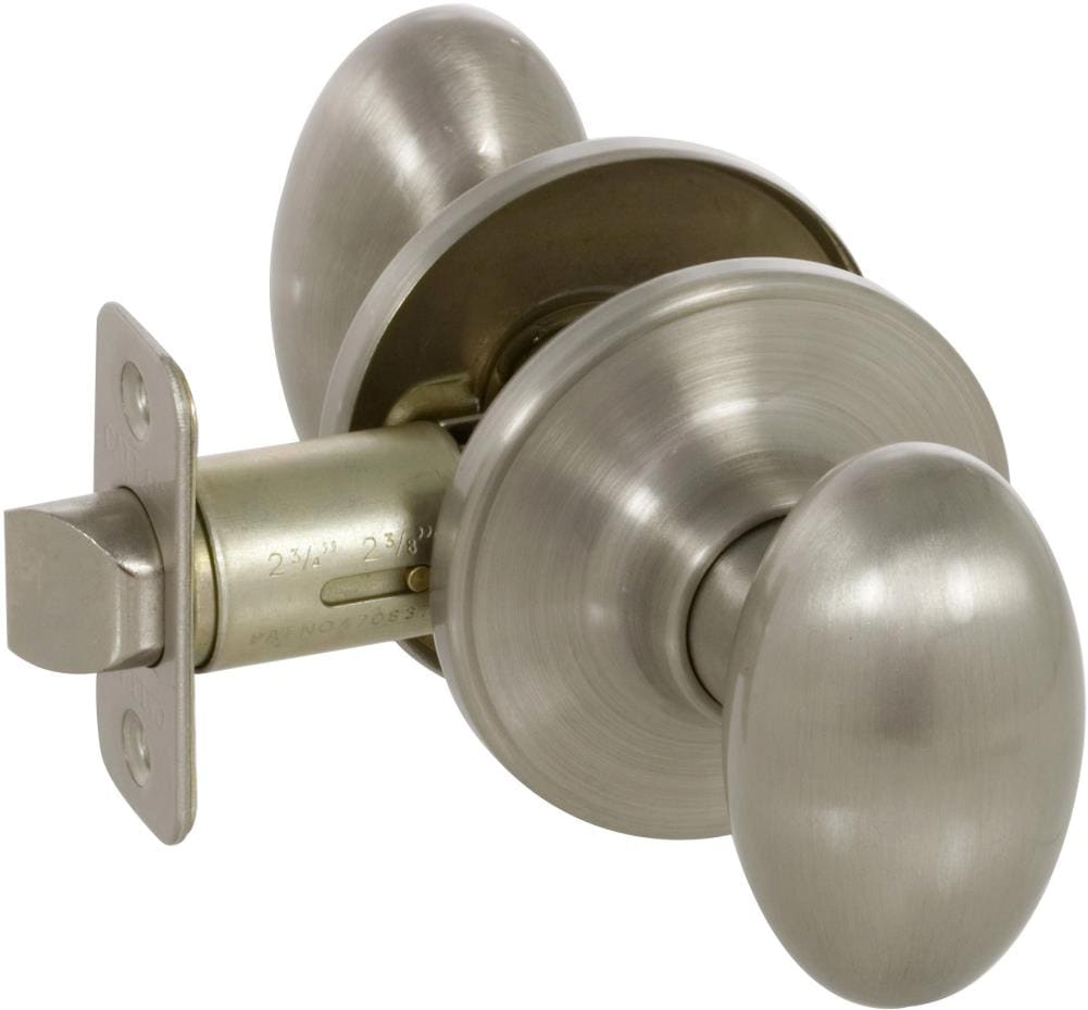 Delaney Hardware KE1011 Carlyle Satin Nickel Interior/Exterior Hall/Closet Passage Door Handle