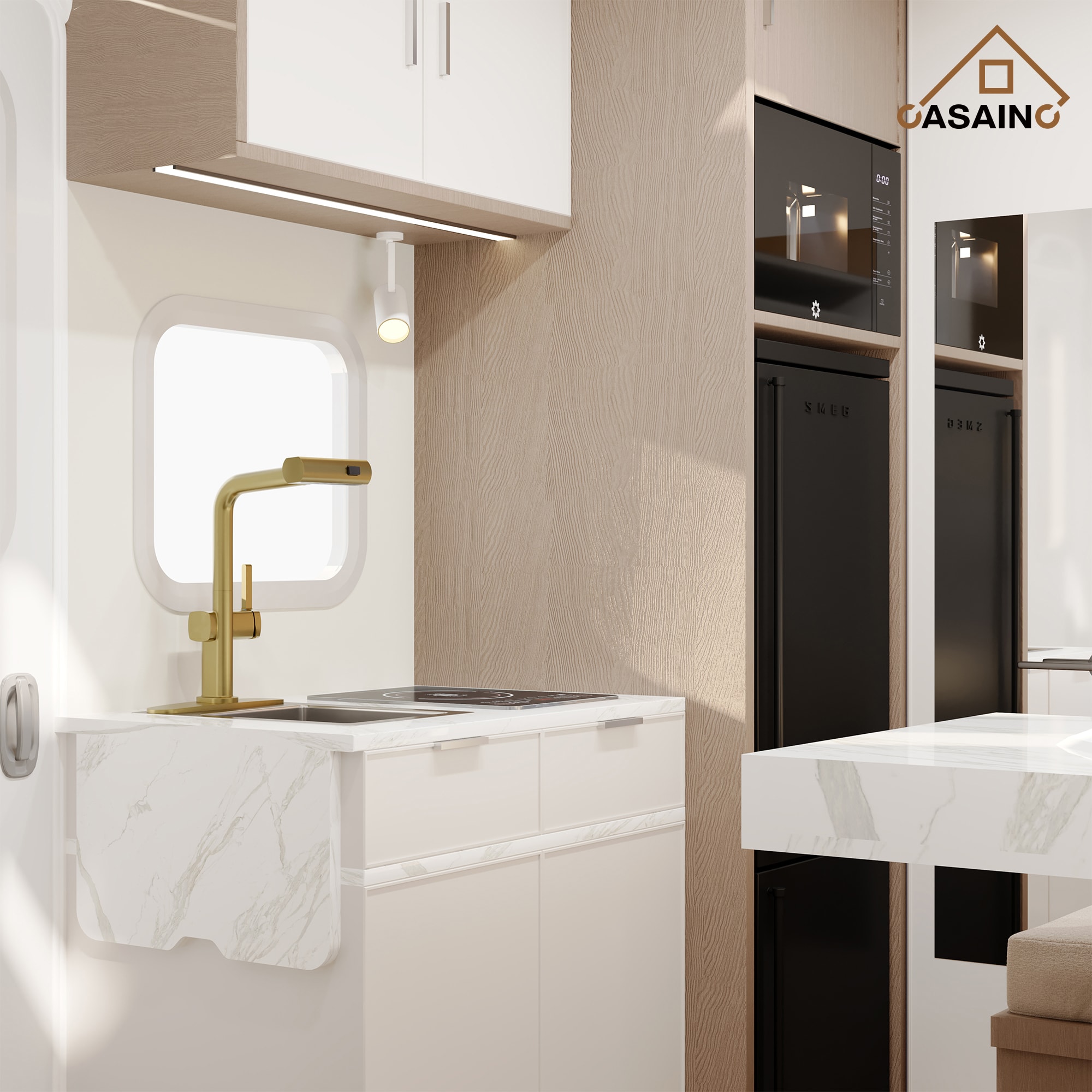 CASAINC KCLT0060BG Kitchen-Faucets - View #6
