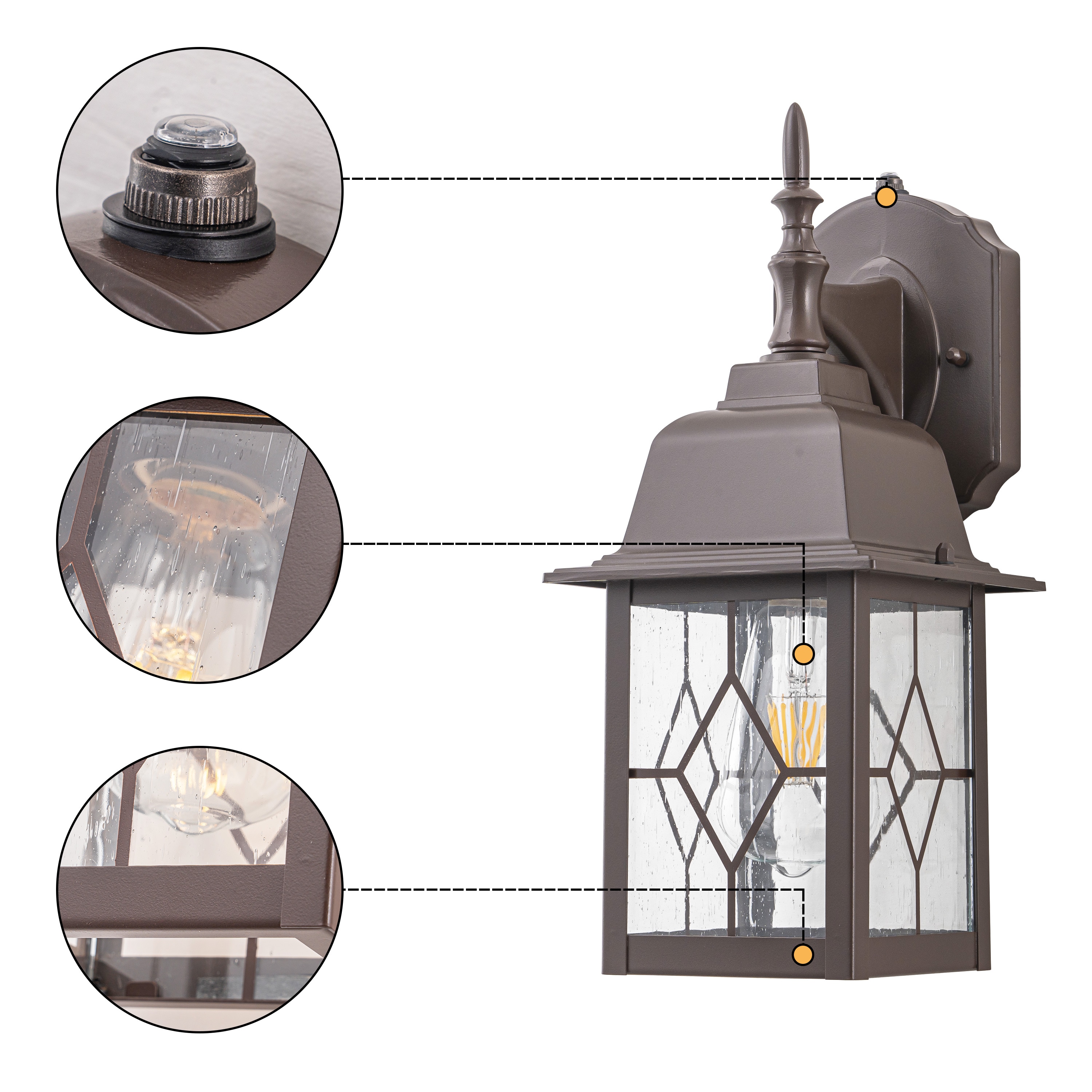 C Cattleya LCA2642-2WP Outdoor-Wall-Lighting - View #4