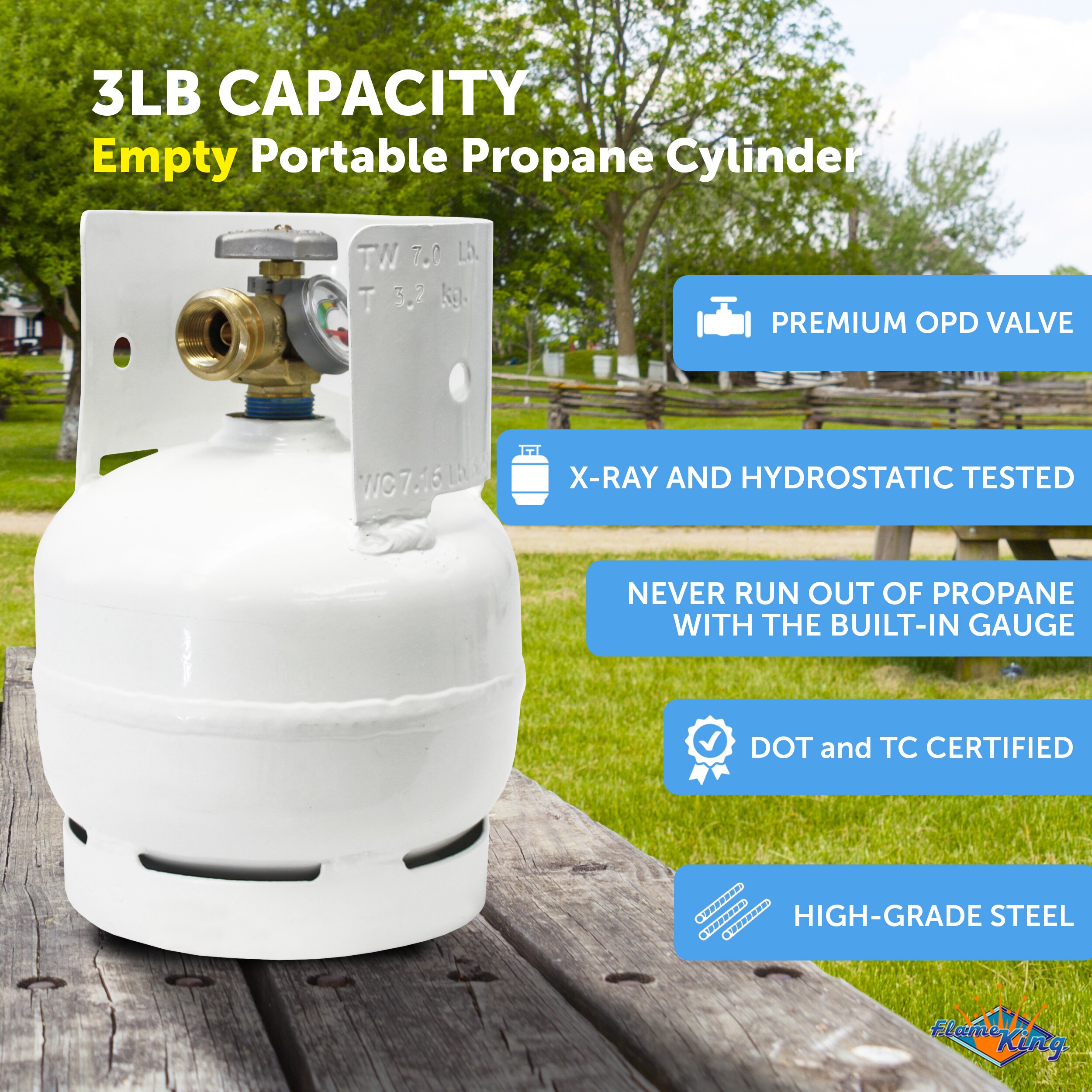 Flame King YSN03 Propane-Tanks-Accy - View #2