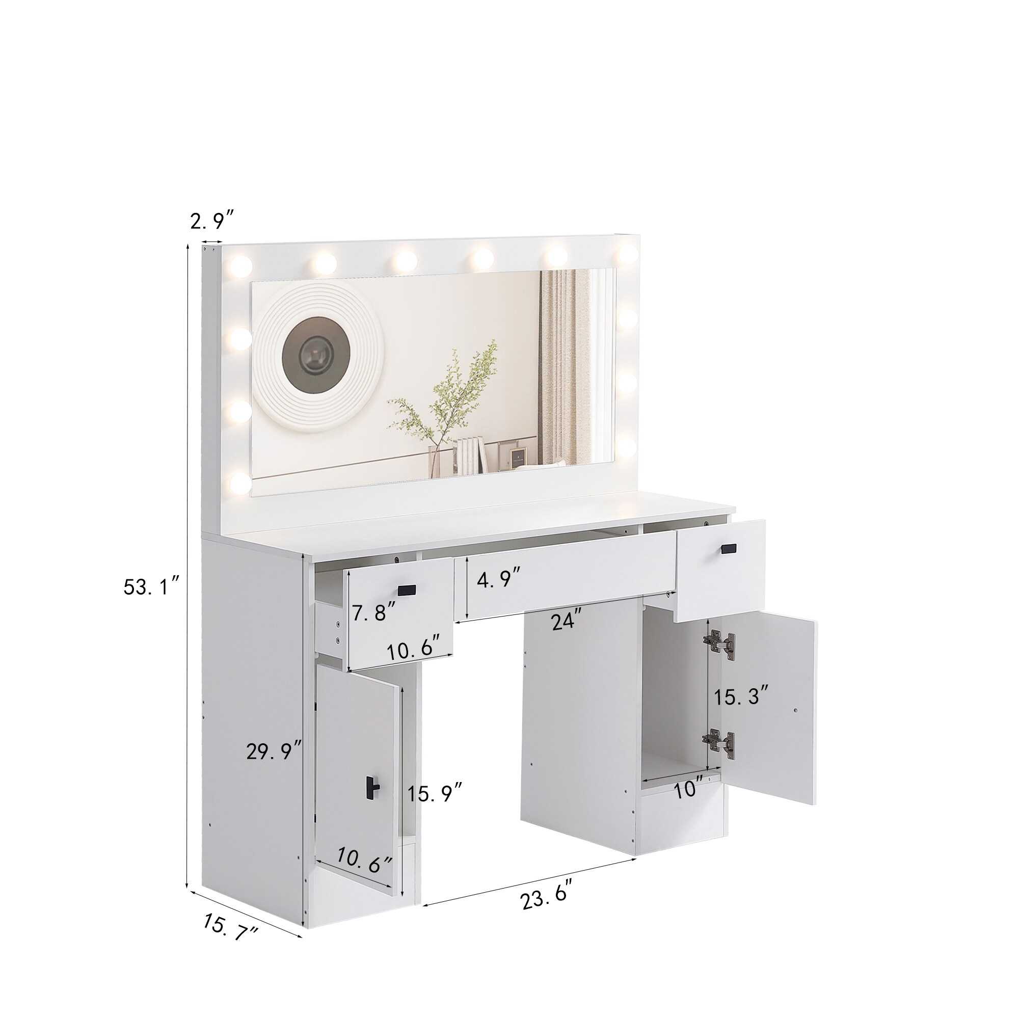 JIMSMAISON JMFRDMV02AW Bedroom-Vanities - View #8