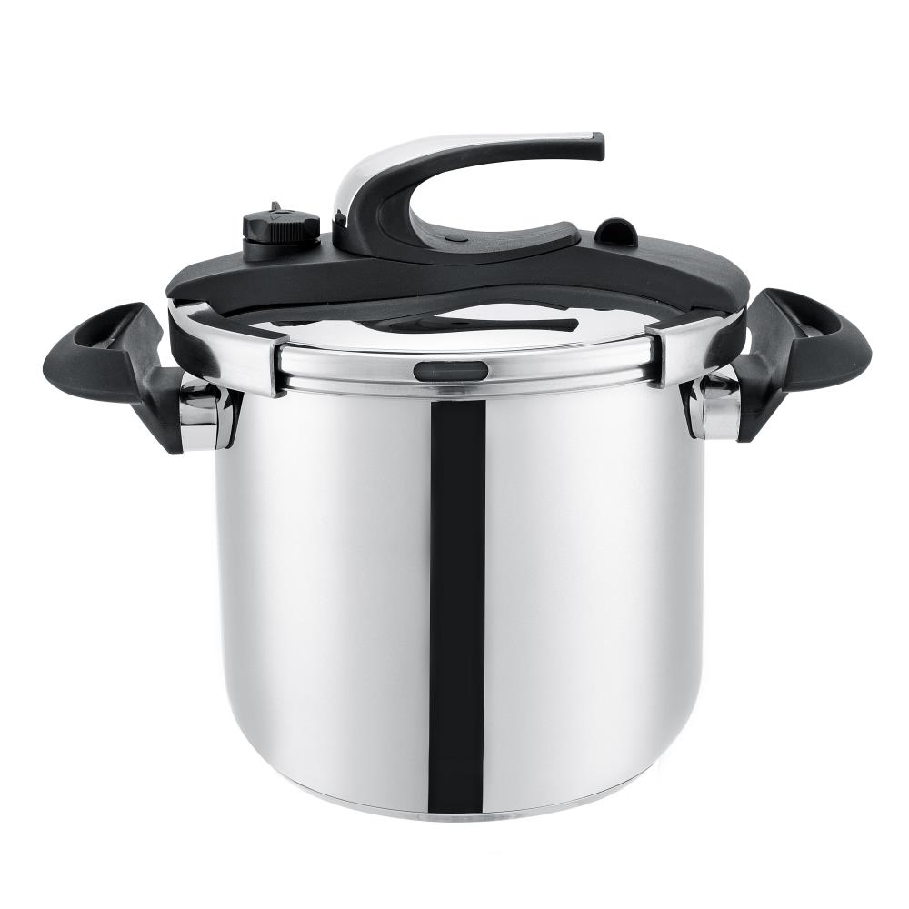 Stainless Steel 8-Quart Multi-Cooker with Glass Lid Olla de