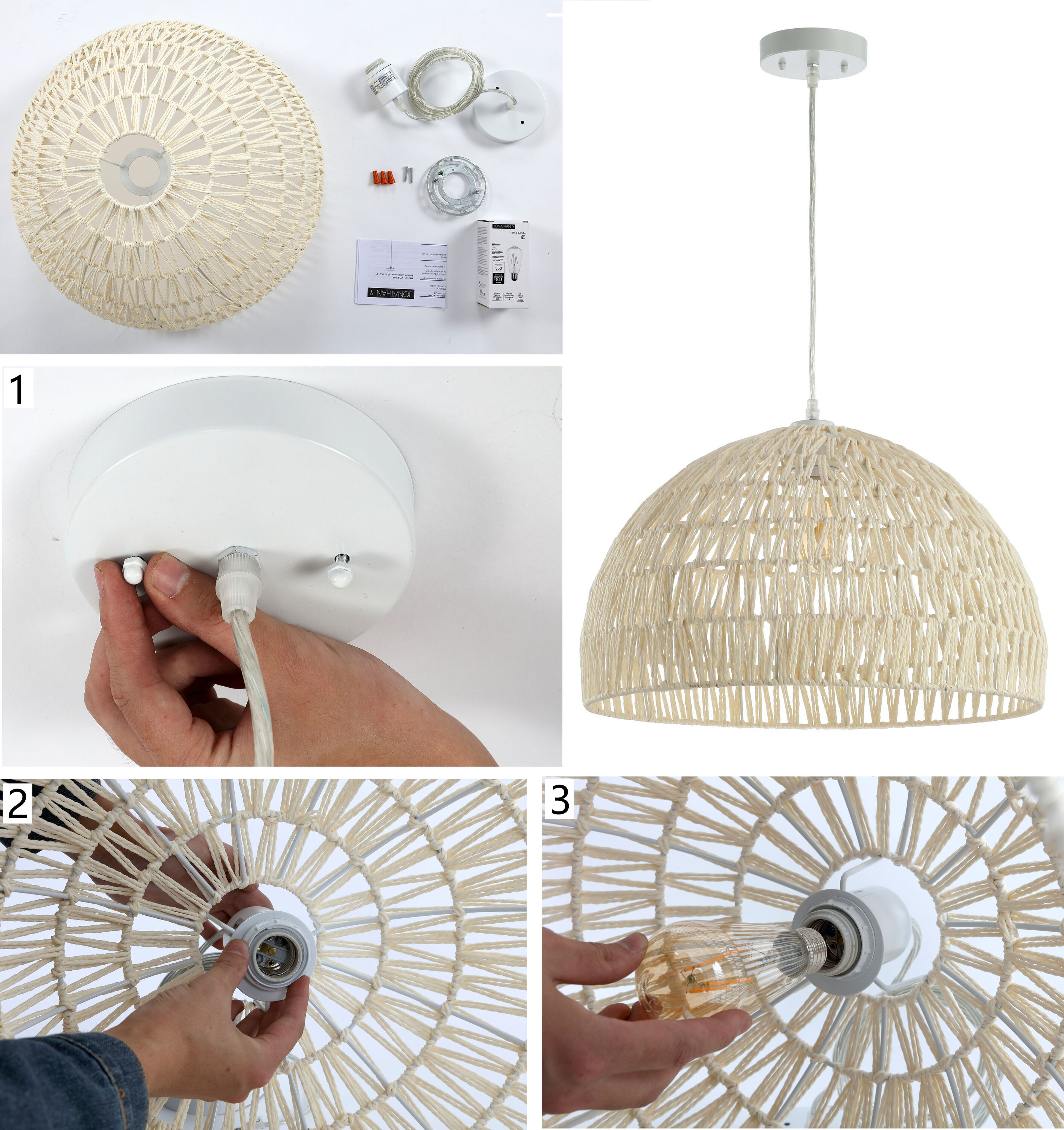 JONATHAN  Y JYL6512B Pendant-Lights - View #8