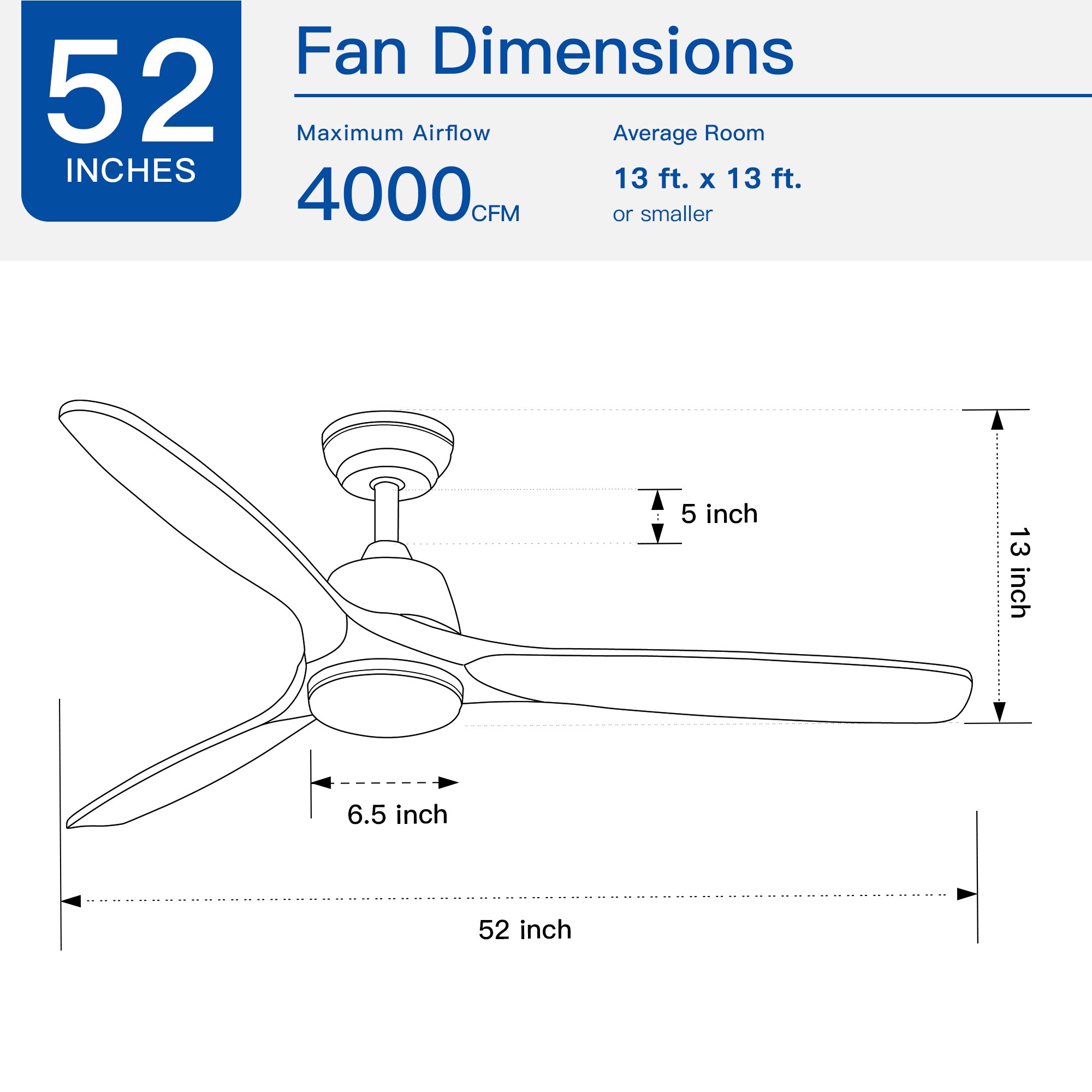 Yardreeze YHCF50BK0407 Ceiling-Fans - View #8