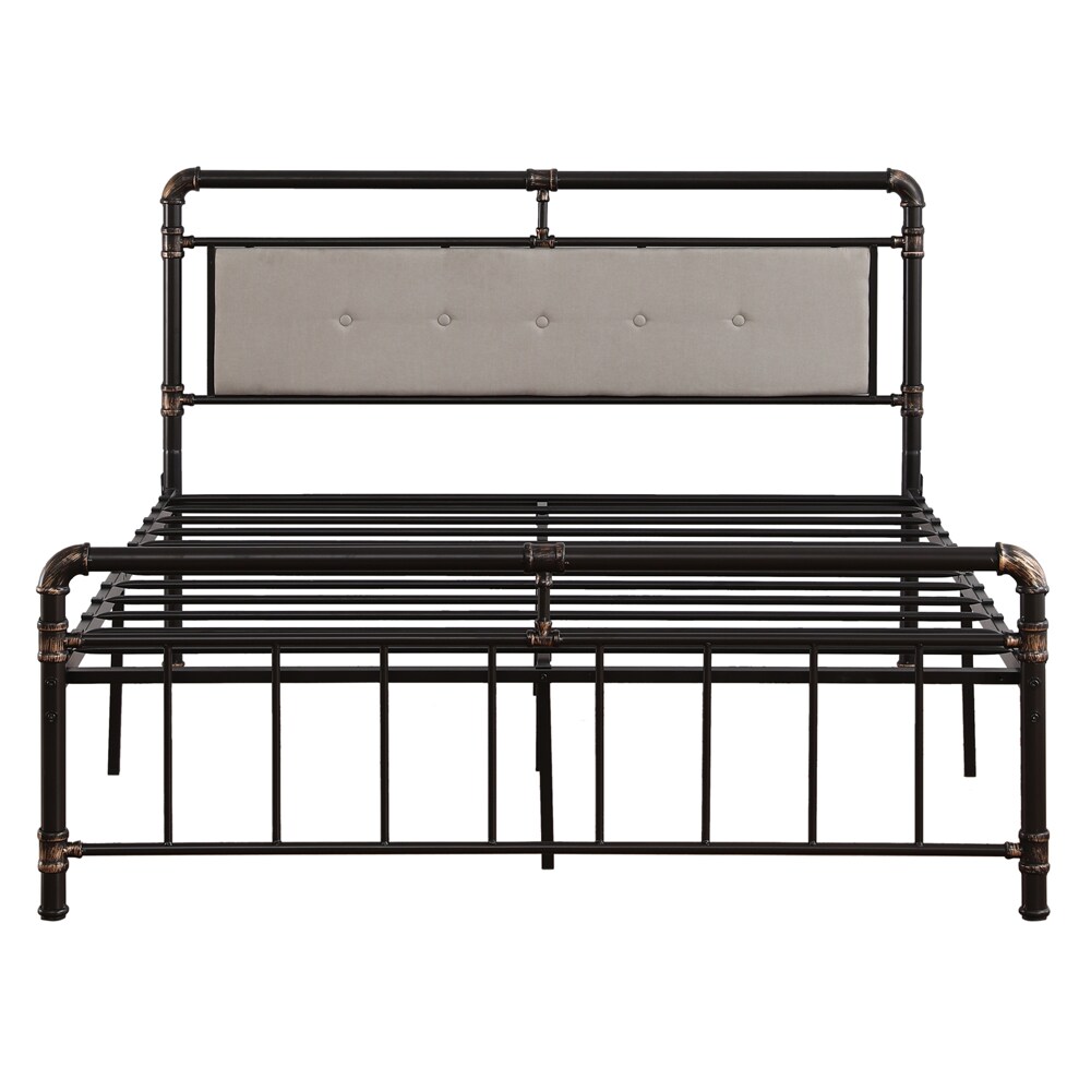 Winado Bed Frame Black Full Metal Bed Frame At Lowes.com