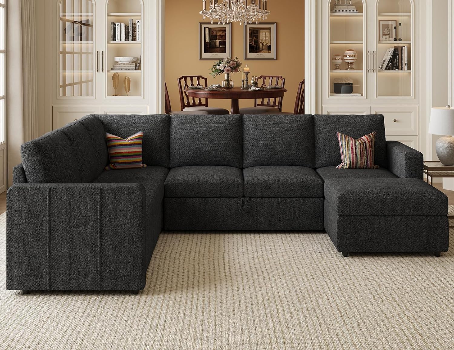 Belffin BF096C-AB3CDE-BLACK futons - View #3