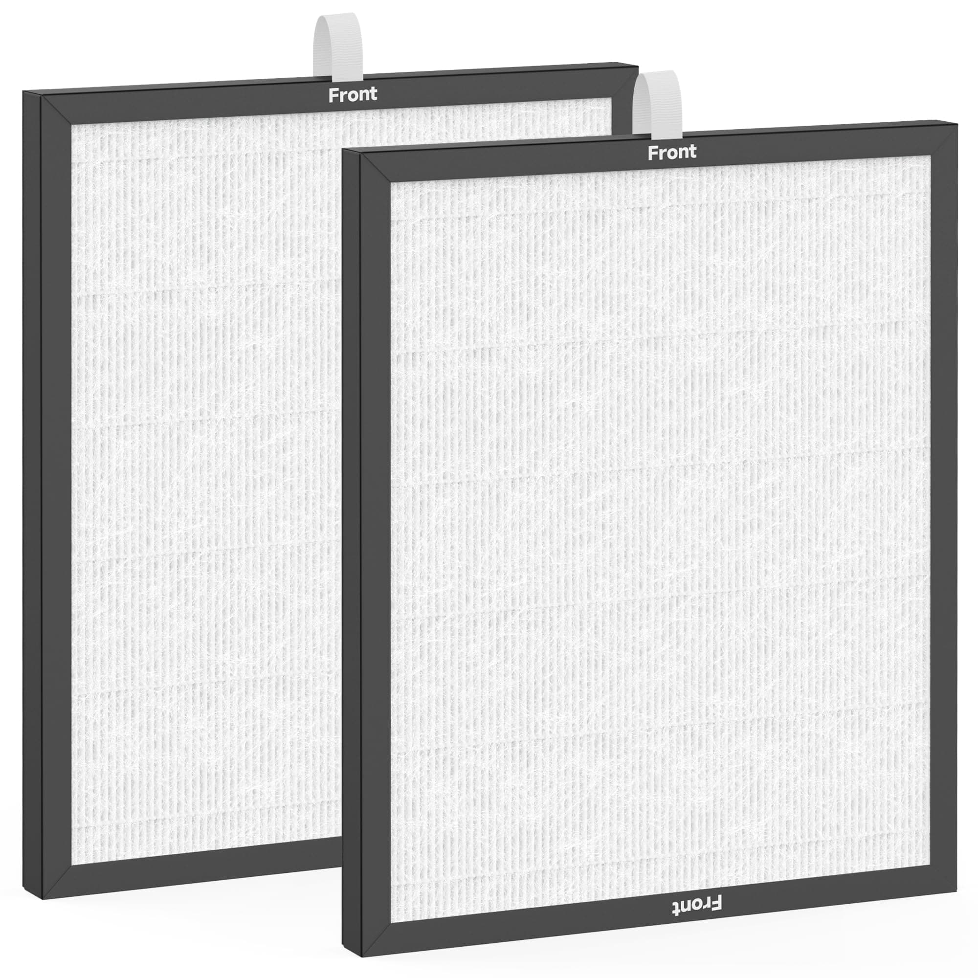 Justincity  Replacement HEPA Filter for TL2867 Air Purifier 3 in 1 Filtration with Activated Carbon Pre Filter Removes Dust Odors Allergens 2 pack