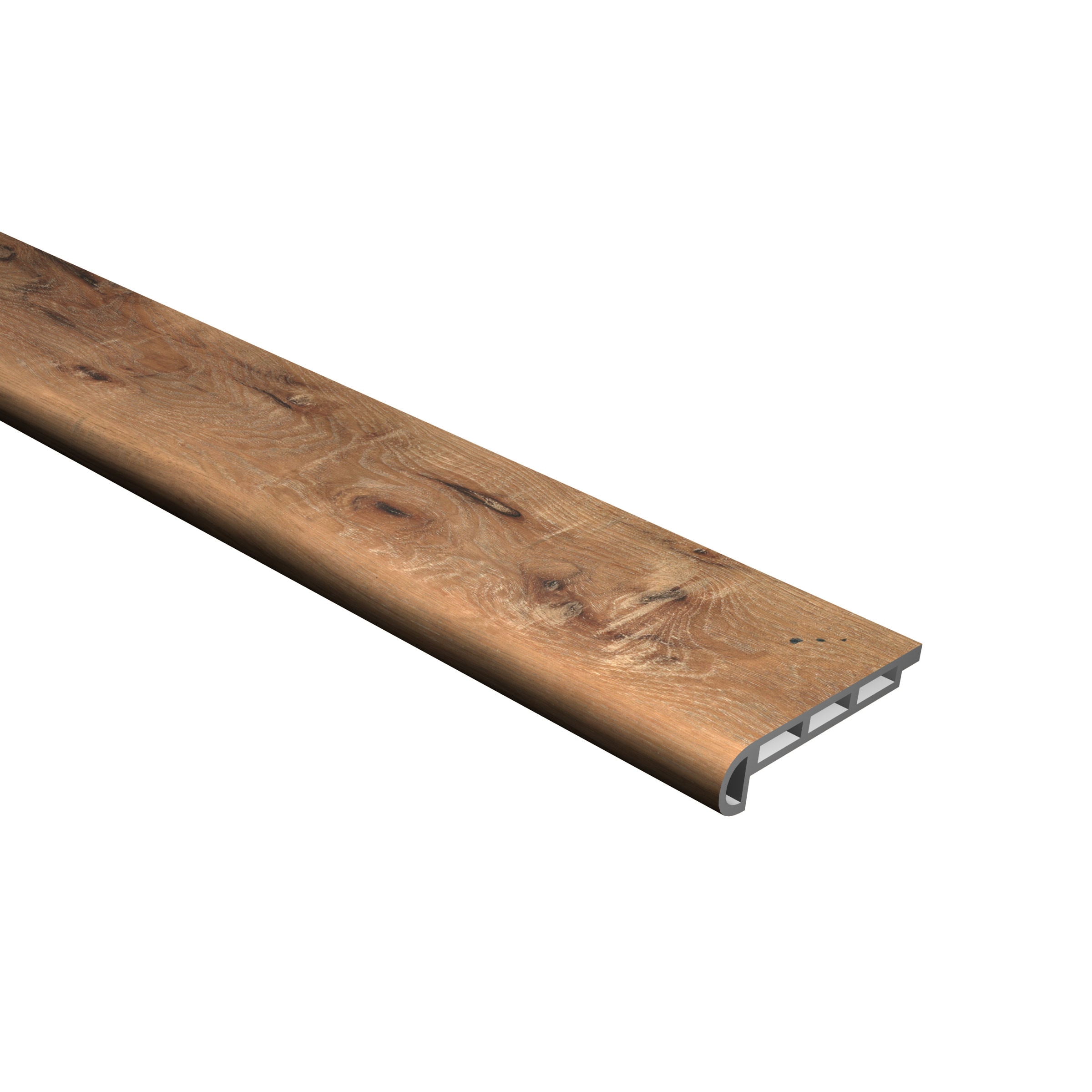 CALI 7904201315 Aqua Tough Premium North Shore Oak 0.75-in T x 2.07-in W x 72.83-in L Vinyl Bullnose