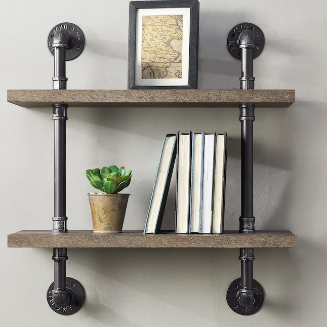 Shelves In The Wall Mounted Shelving, How To Style A Bookcase With Bookshelf On The Walls