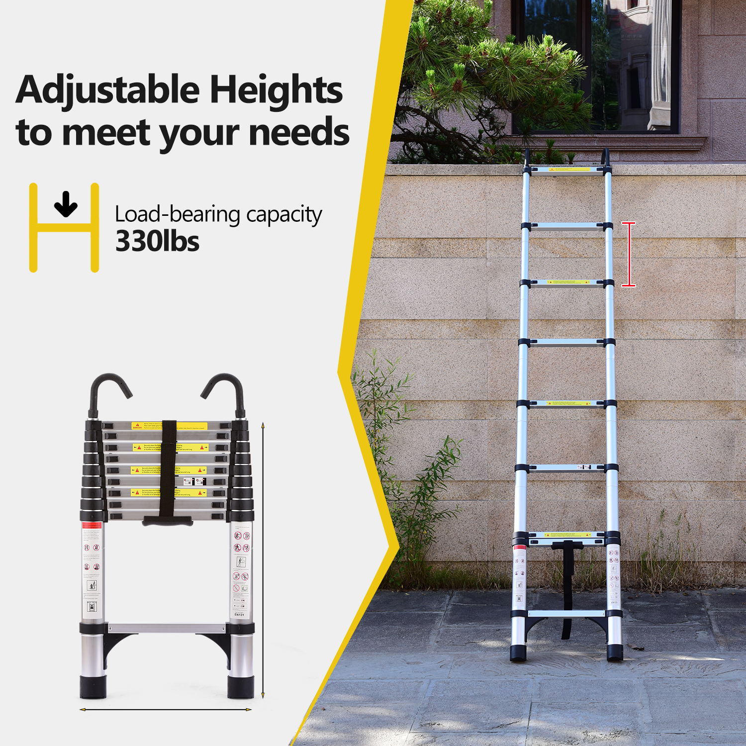 Siavonce XH06829 Extension-Ladders - View #3