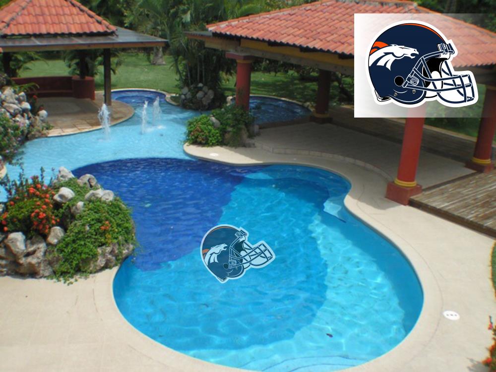 Applied Icon NFPO1001 Denver Broncos 29-ft Pool Graphic