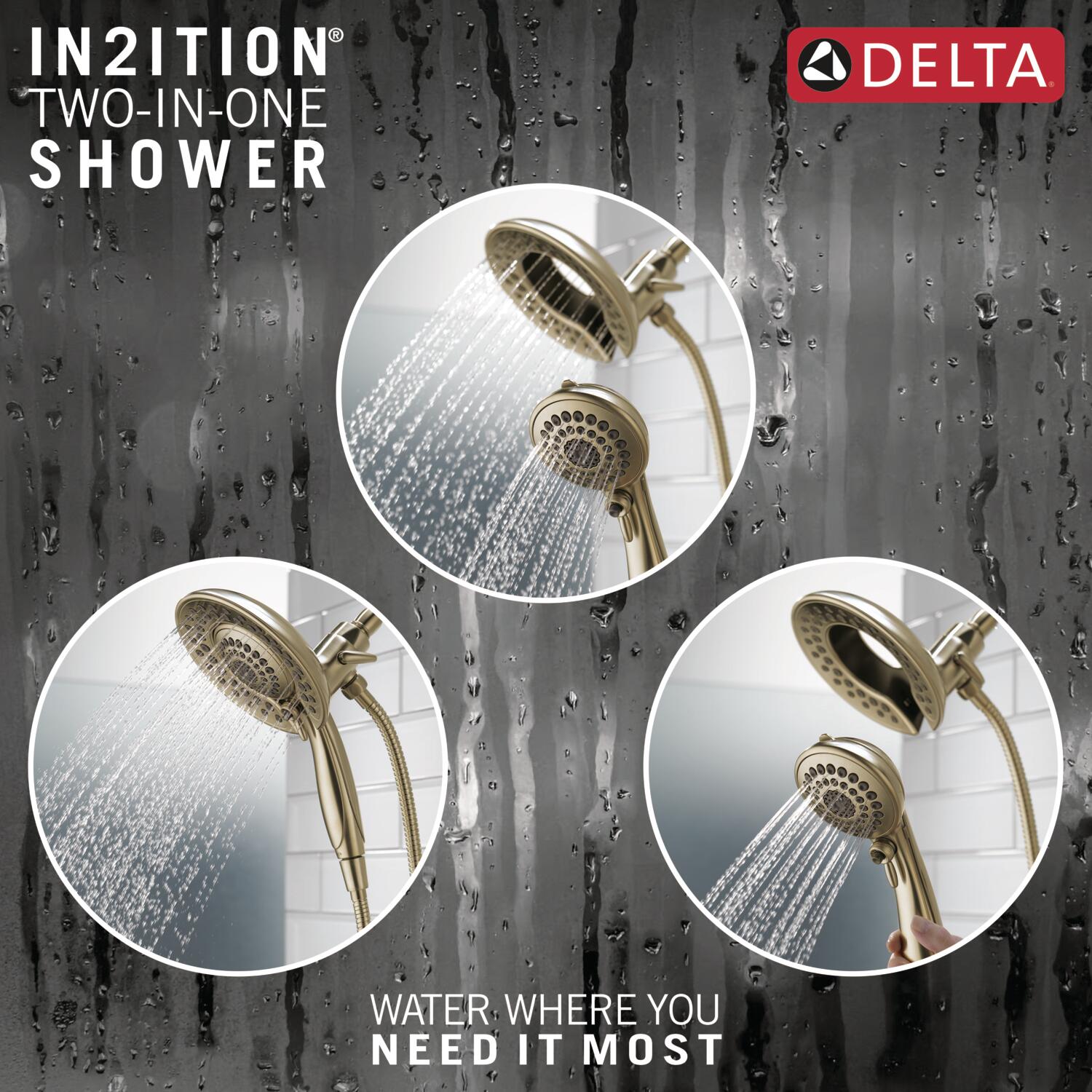 Delta 58569-CZ-PR-PK Fixed-Showerhead - View #4