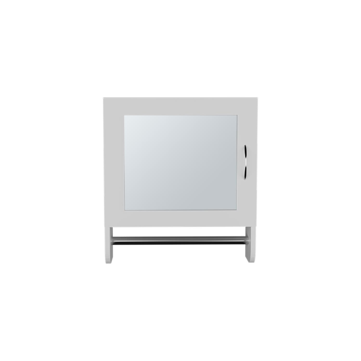 OGETFUUR 18-in x 20-in Medicine Cabinet with 2 Shelves and Towels Bar for Bathroom