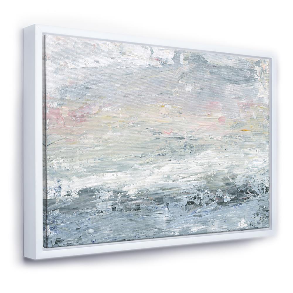 Weathered Gray Floater Frame for 1.5 Deep Canvas