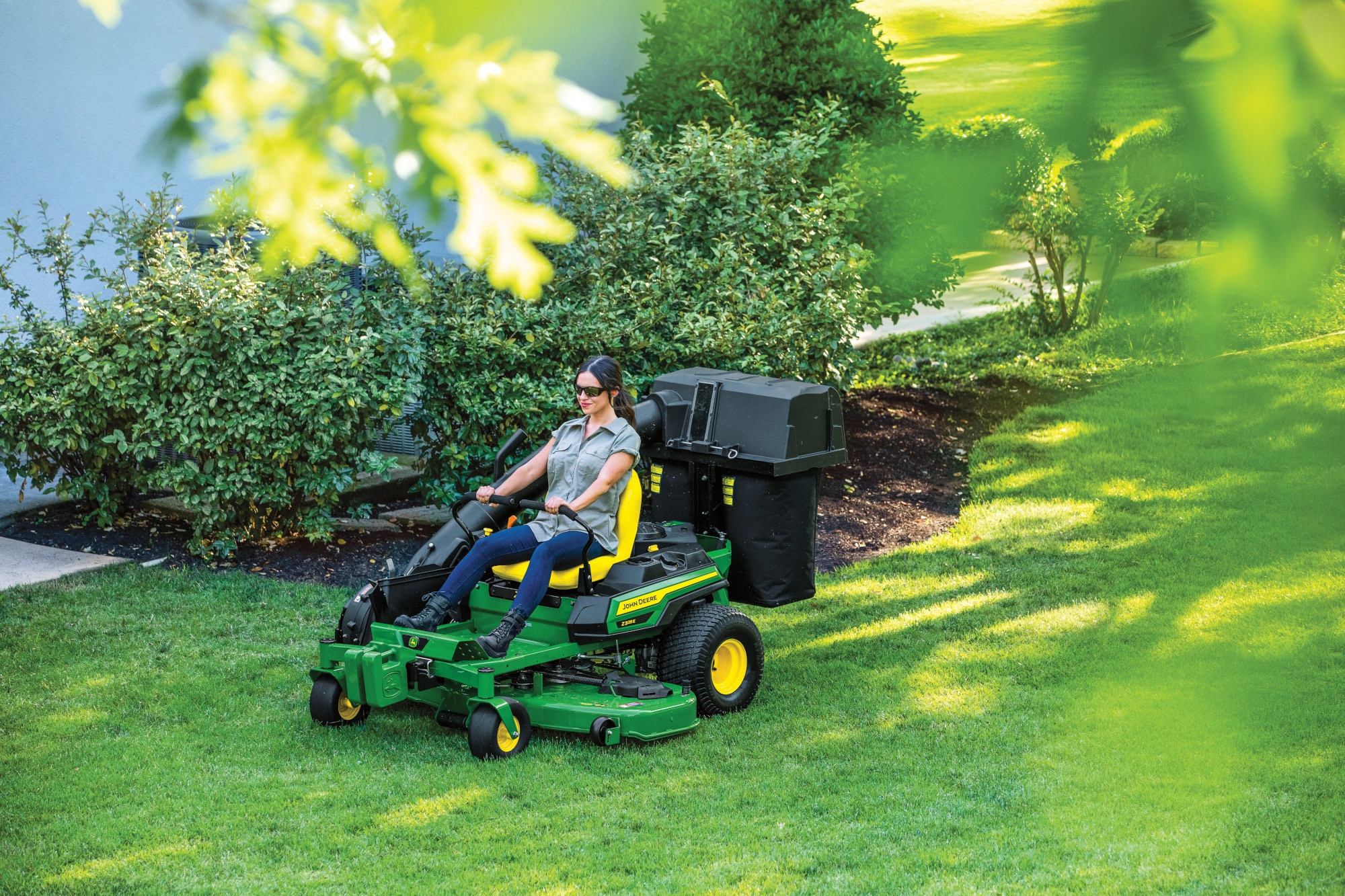 John Deere X540 TRACTOR MULTI-TERRAIN SERIES (With 54 inch Mower Deck)  -PC9527 Blower Housing,48C: Two-Bag Power Flow Material Collection