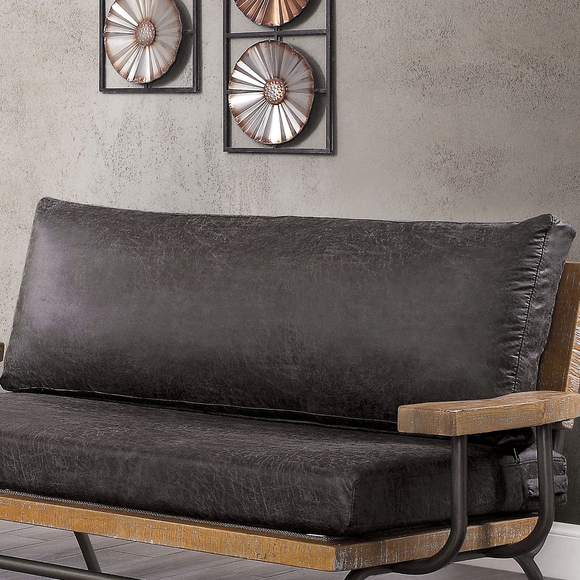 Furniture of America IDF-6077GY-LV Sofas-Loveseats - View #4