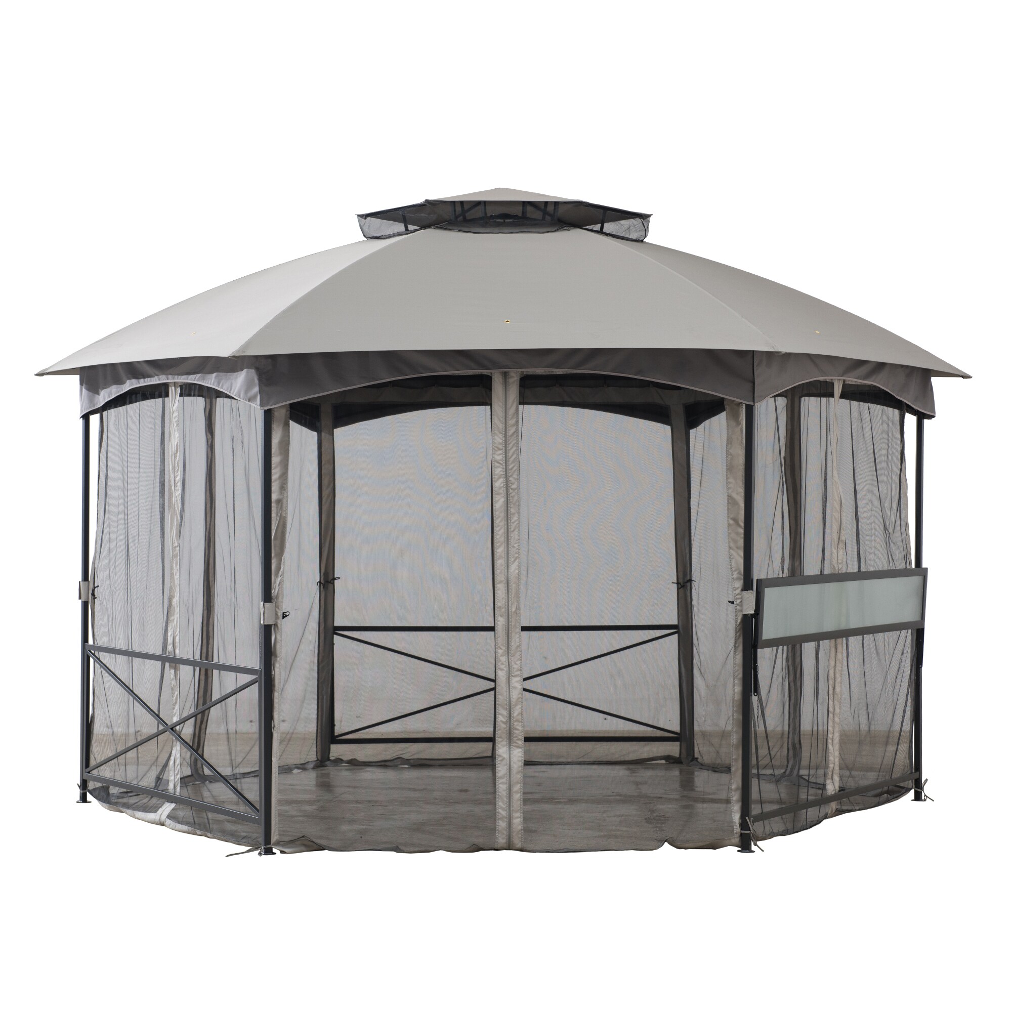 Sunjoy A101011200 Wood-Resin-Gazebos - View #2
