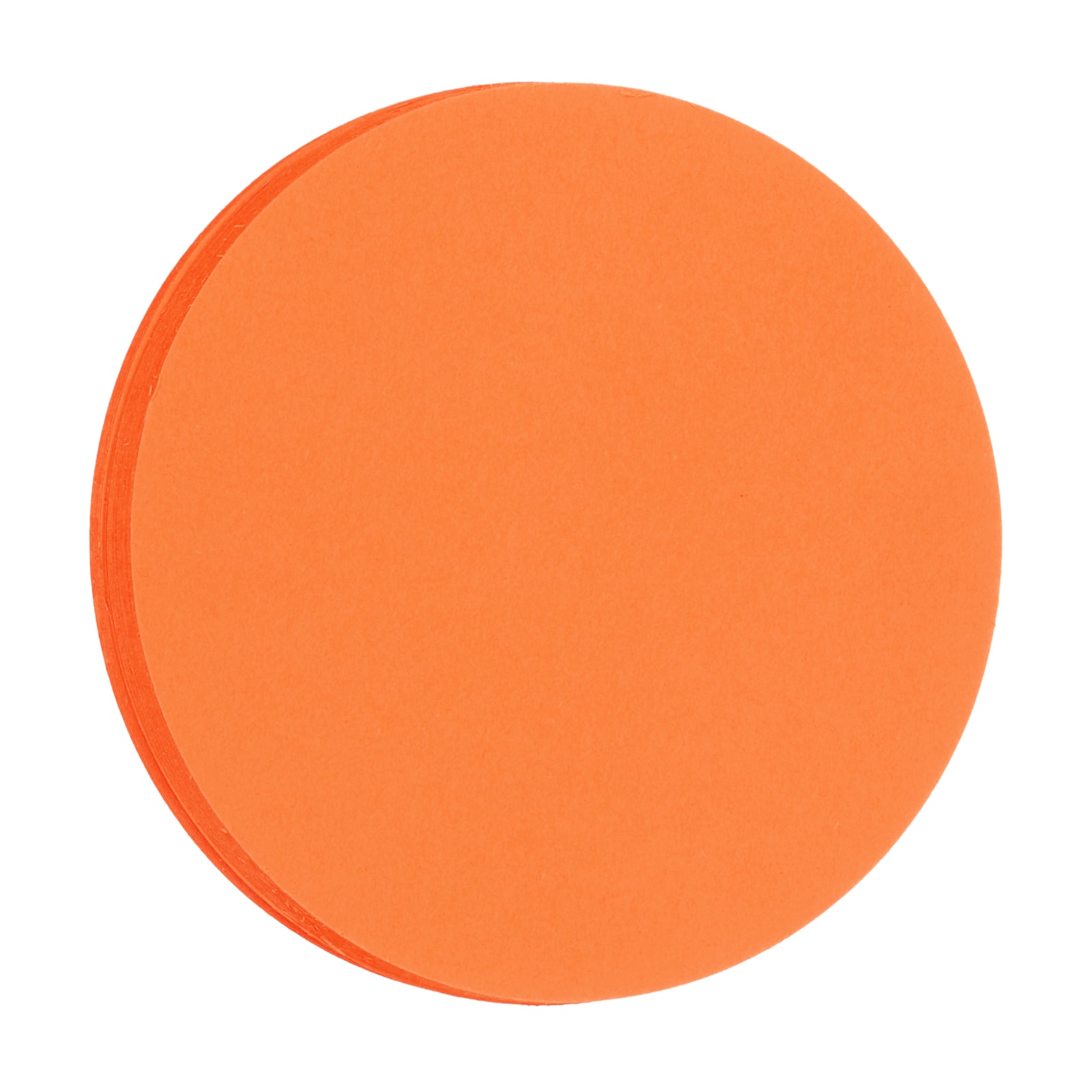 Unique Bargains - 30pcs Orange Circle Cutouts Paper 8-Inch Round Cutouts 200gsm/75lb Circle Cards...