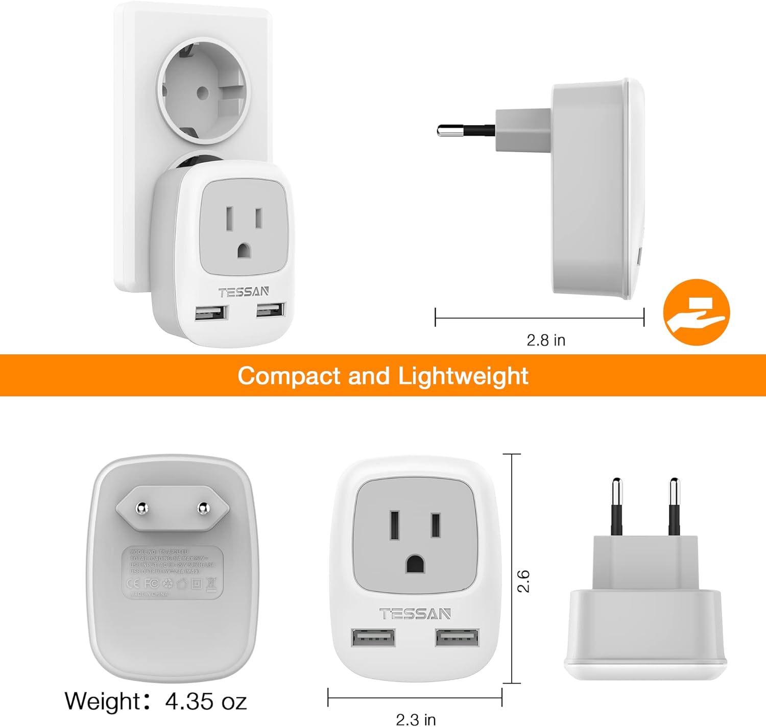 LENCENT TSAP2UEUGR3P Collectible-Power-Adapters - View #5
