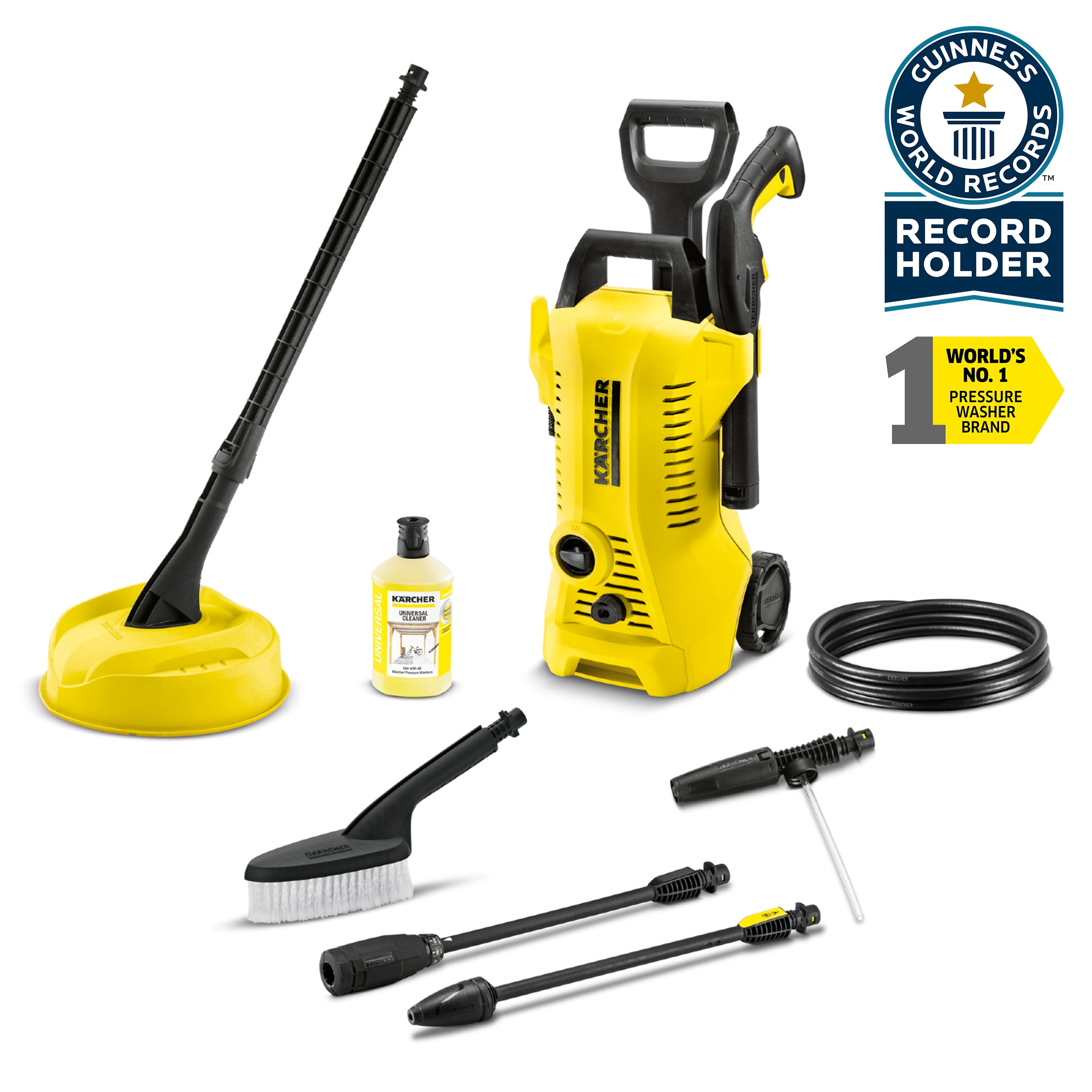 Karcher 1.673-610.0 2000-PSI 1.45-GPM Cold Water Electric Pressure washer with 4 Spray Tips and Surface Cleaner