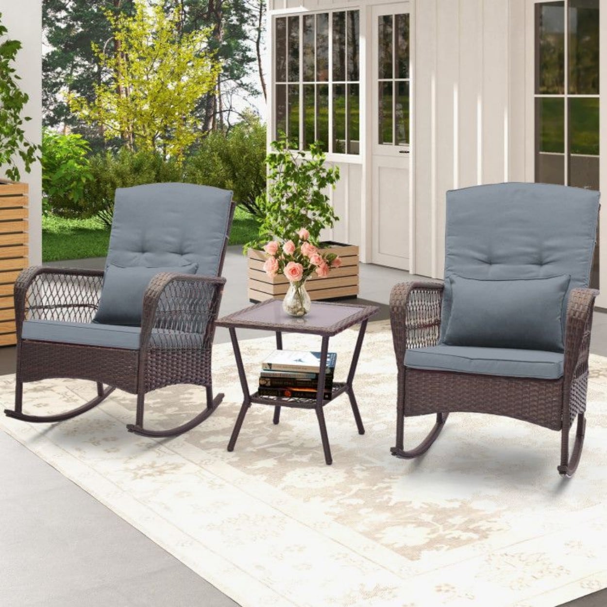 AHIOU HOME ZAAHD-HQYQPYPS Patio-Conversation-Sets - View #2
