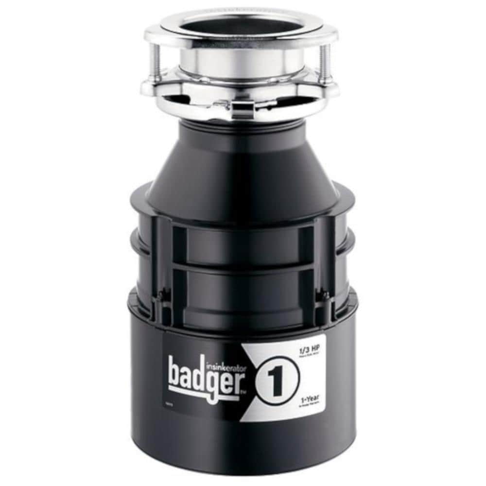 InSinkErator 720100 Badger Continuous feed 1/3-HP Septic Safe Corded Garbage Disposal