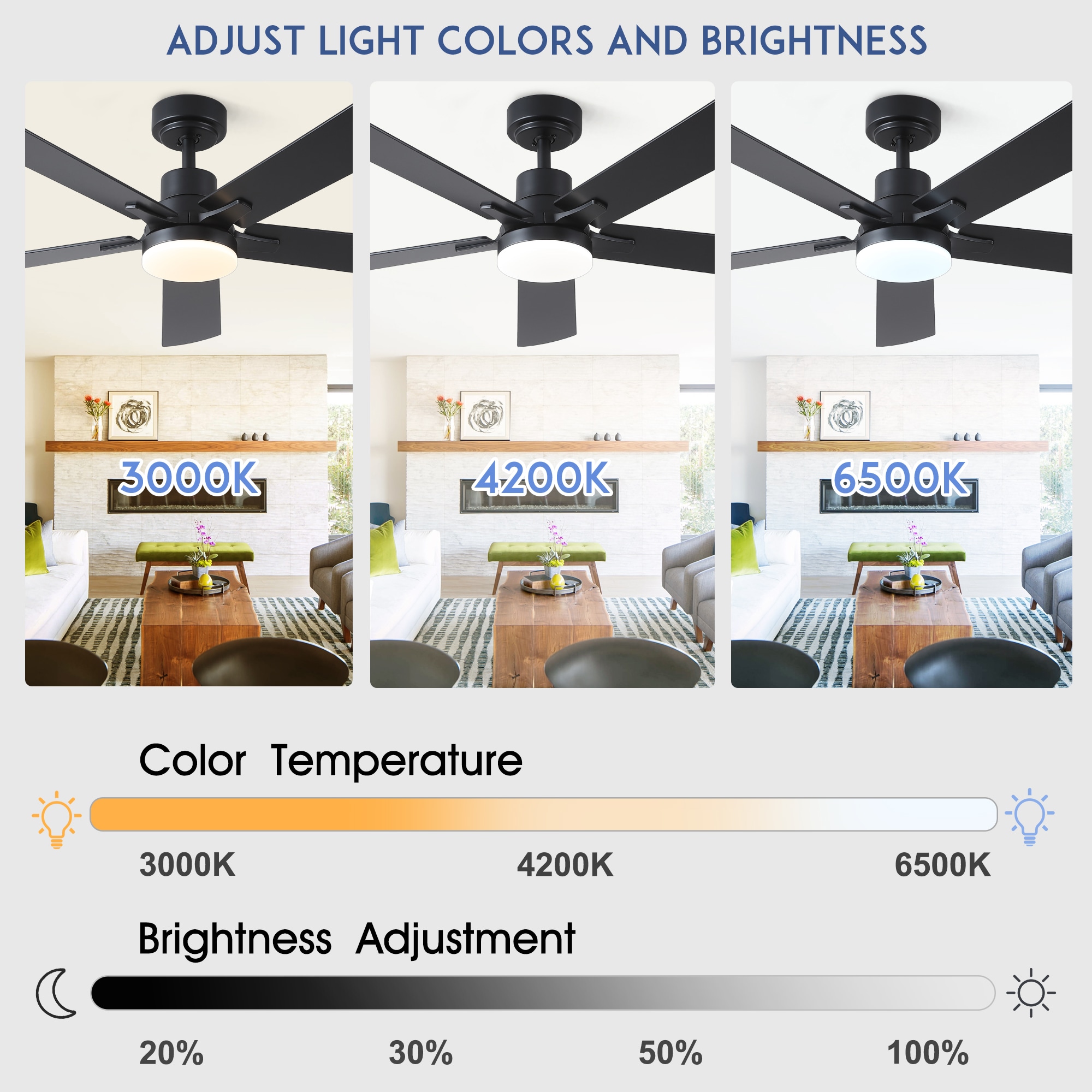 YUHAO LSDY1170ABK52 Ceiling-Fans - View #12