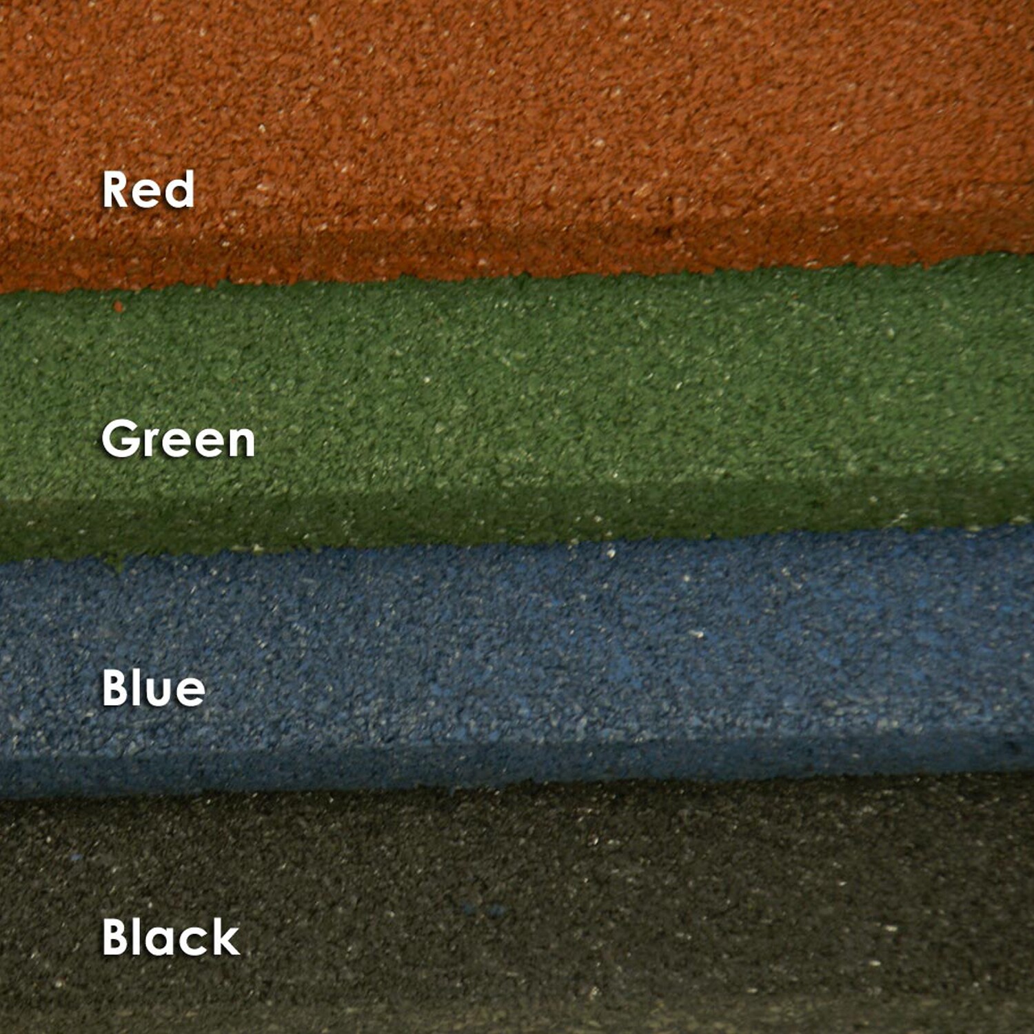 Rubber Gym Flooring Rolls - Red, Blue, Green, Light Gray