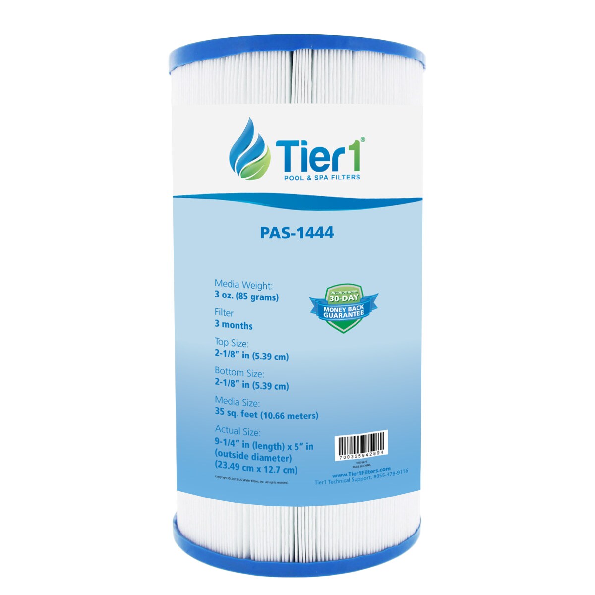 Tier1 PAS-1444 Cartridge Pool Filter