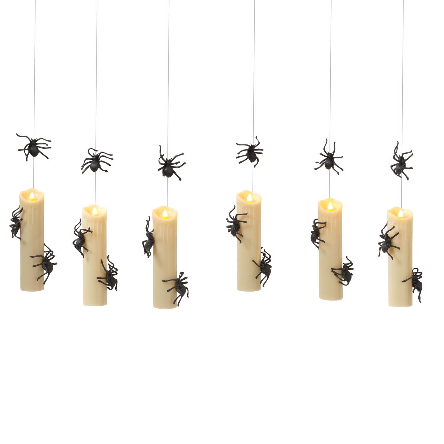 GERSON  8.39 in. Spider Candles Hanging Decor