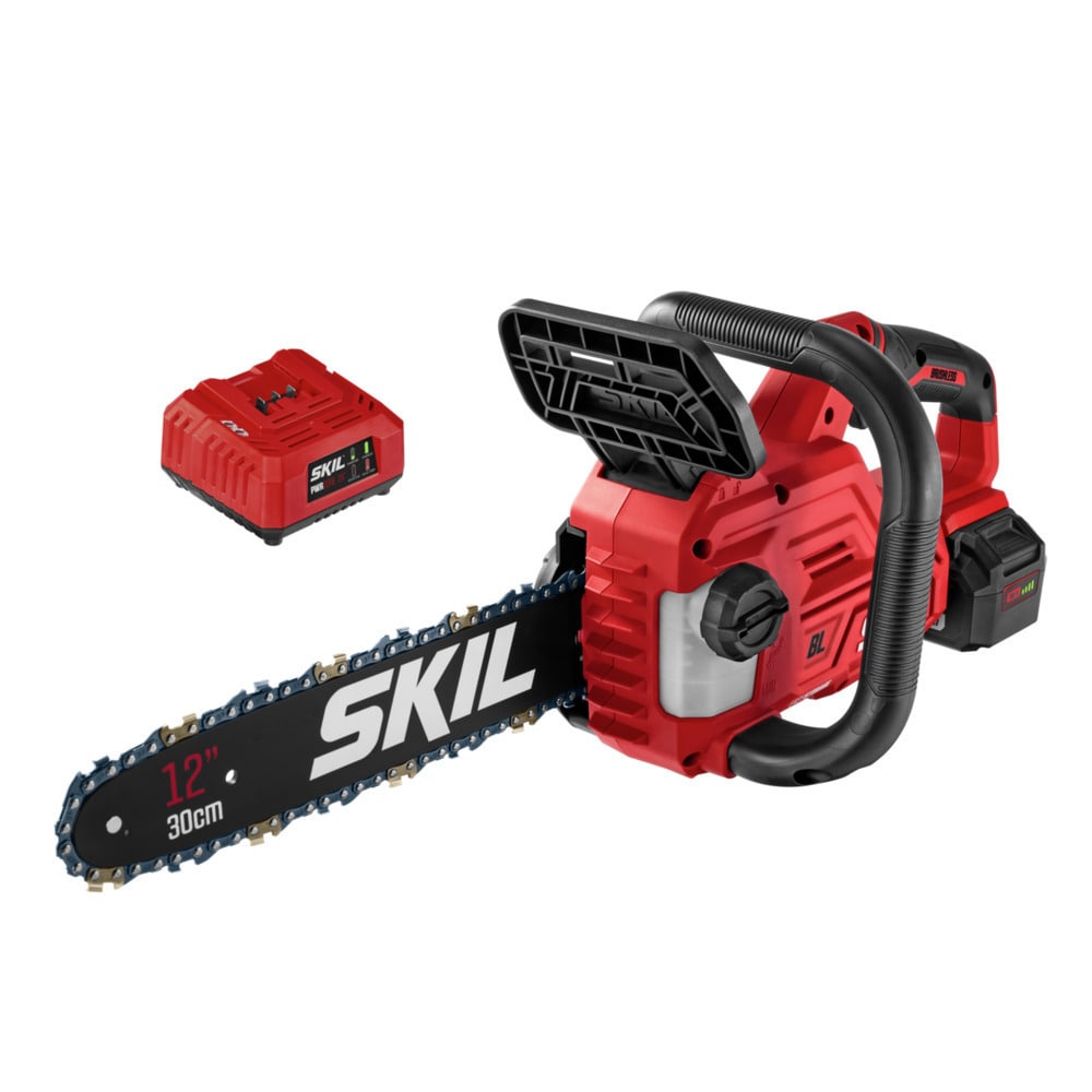 SKIL PWR CORE 20-volt 12-in Brushless Cordless Electric Chainsaw 4 Ah (Battery & Charger Included)