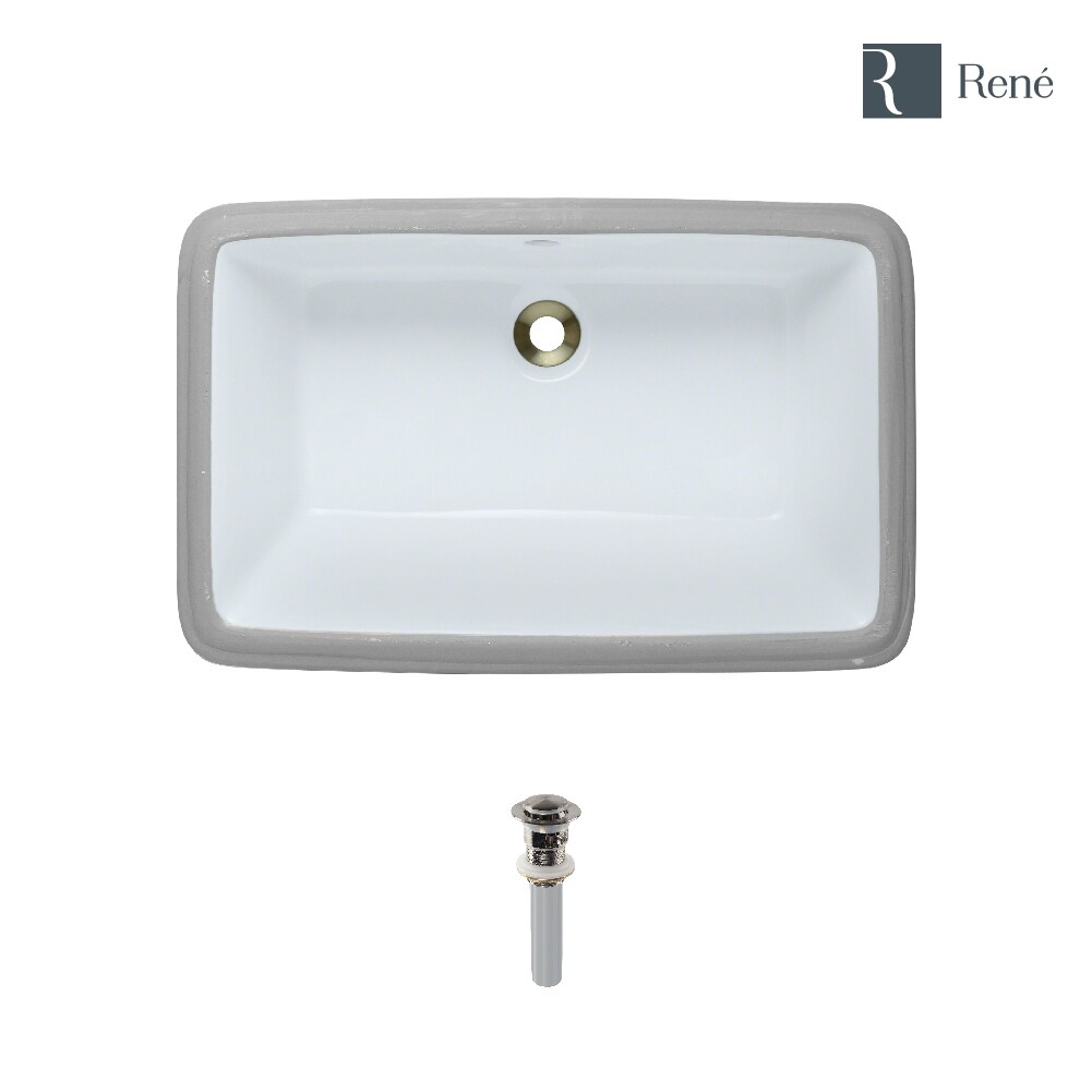 Rene R2-1001-W-PUD-BN Bath-Sink - View #2