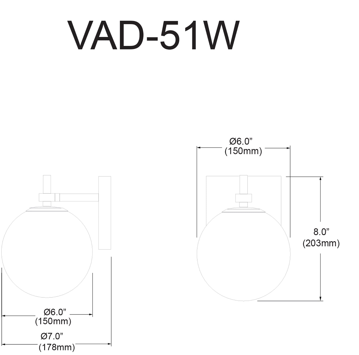 Dainolite VAD-51W-MB b089995 - View #2
