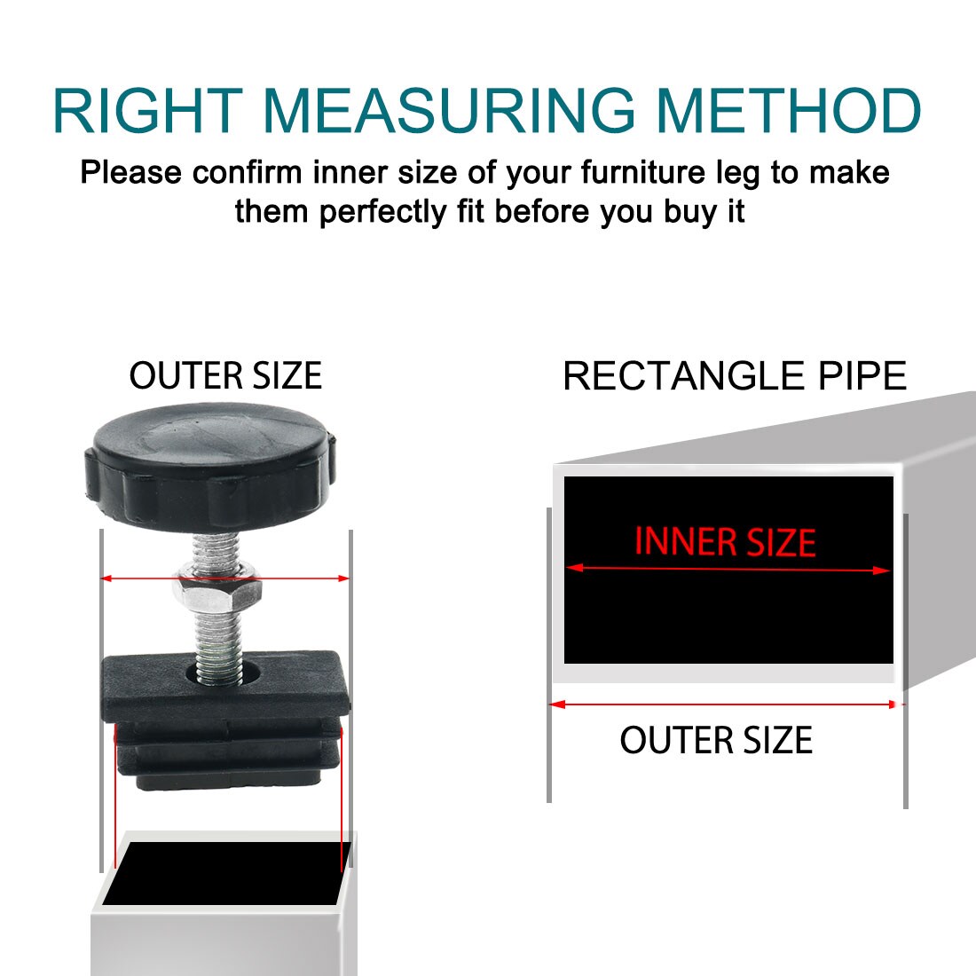Unique Bargains S26020200UX0374 Table-Leg-Hardware - View #8