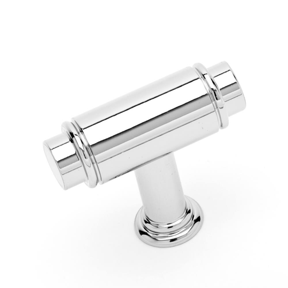 RK International CK 781-PN Polished nickel Rectangular Contemporary Cabinet Knob