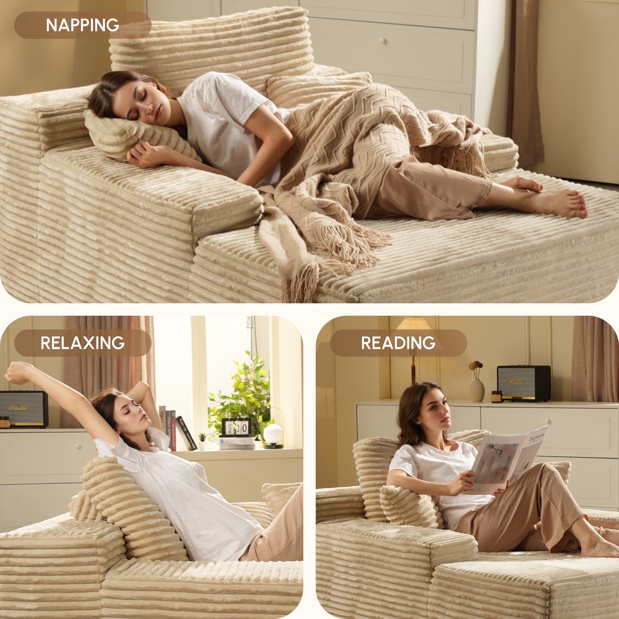 Caodoc L5-JOJO240-5 Sofas-Loveseats - View #2