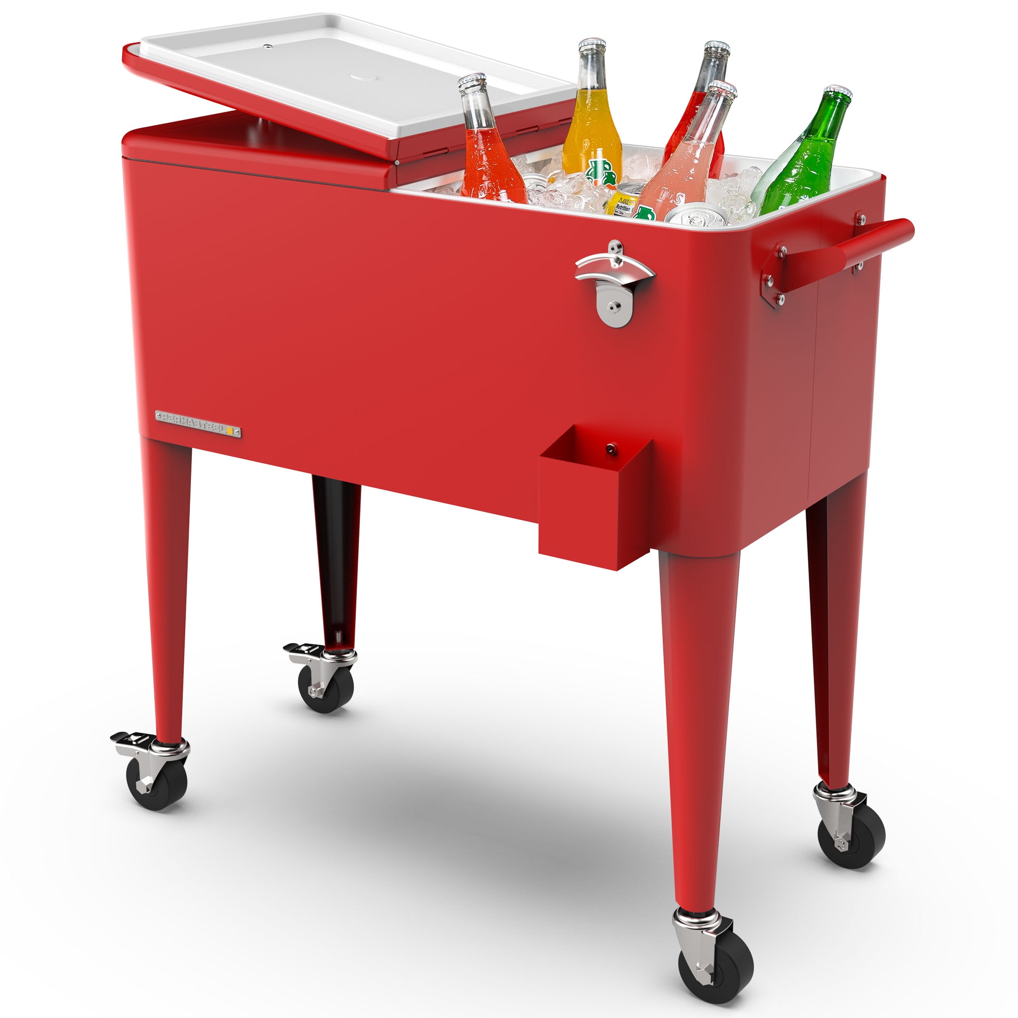 Permasteel PS-203 RD Classic 80 Quart(s) Red Insulated Beverage cooler