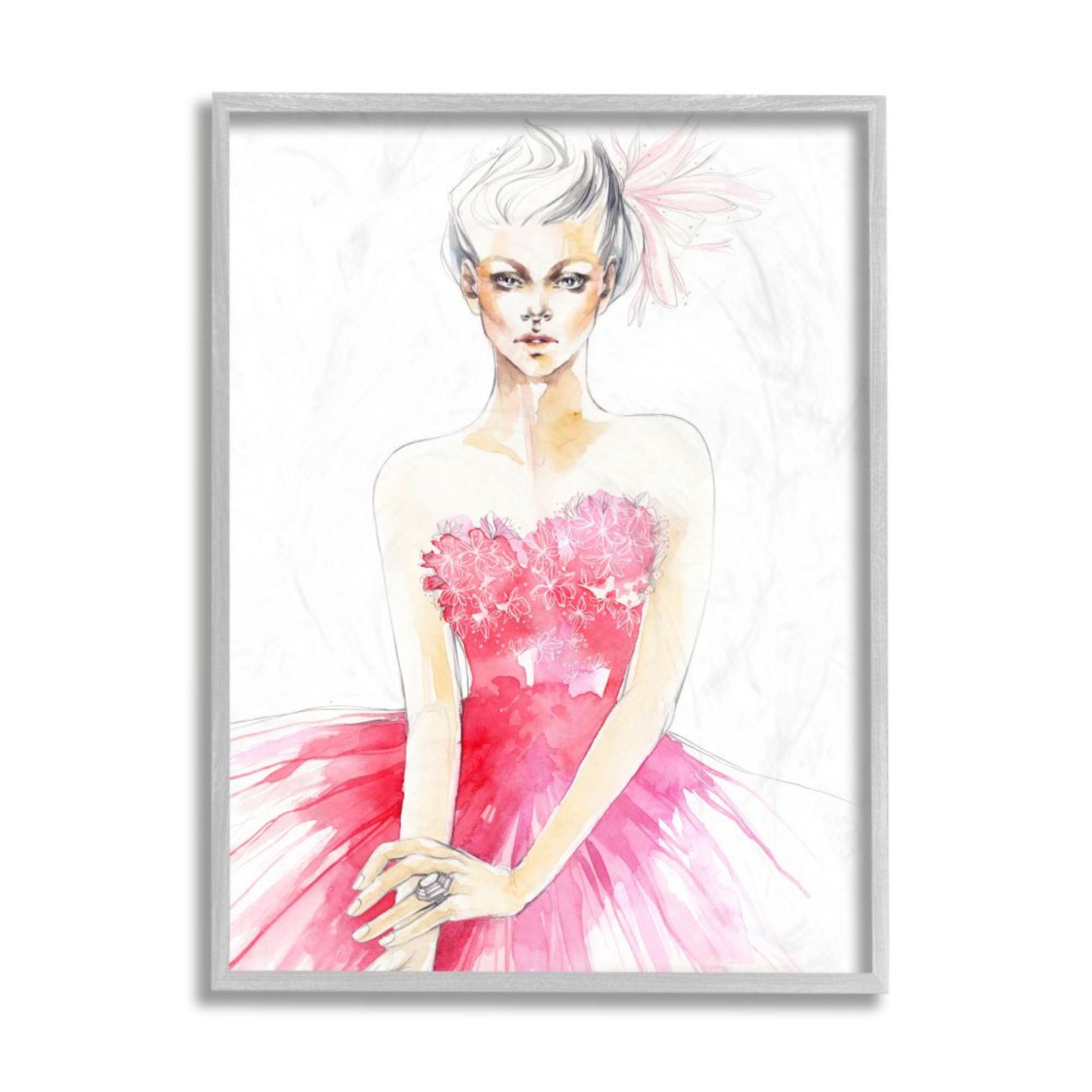 The Stupell Home Decor Collection Watercolor High Fashion